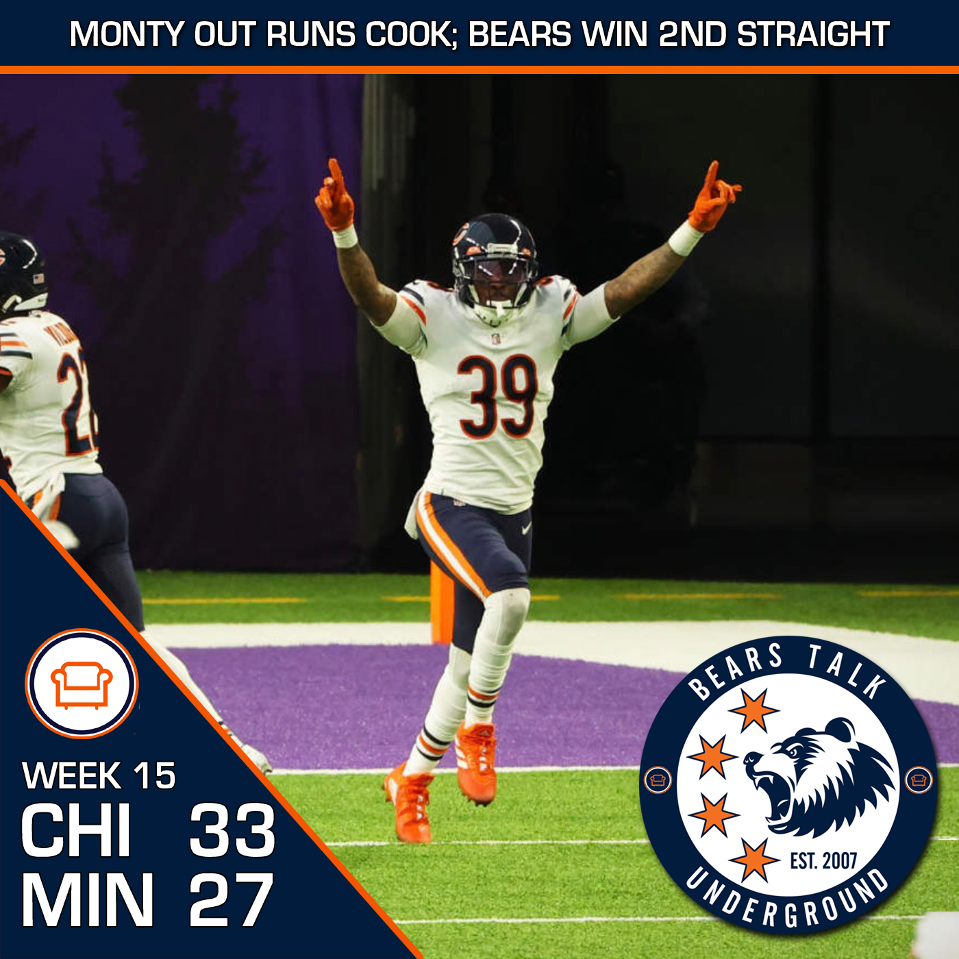 Week Fifteen Review - Montgomery Leads The Bears to 2nd Straight Win episode artwork