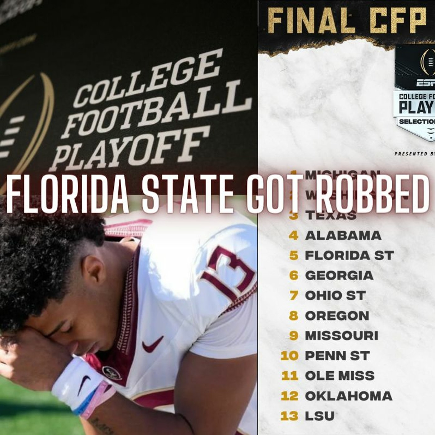 The Monty Show LIVE: Did Florida State Get Robbed By The College Football Playoff episode artwork