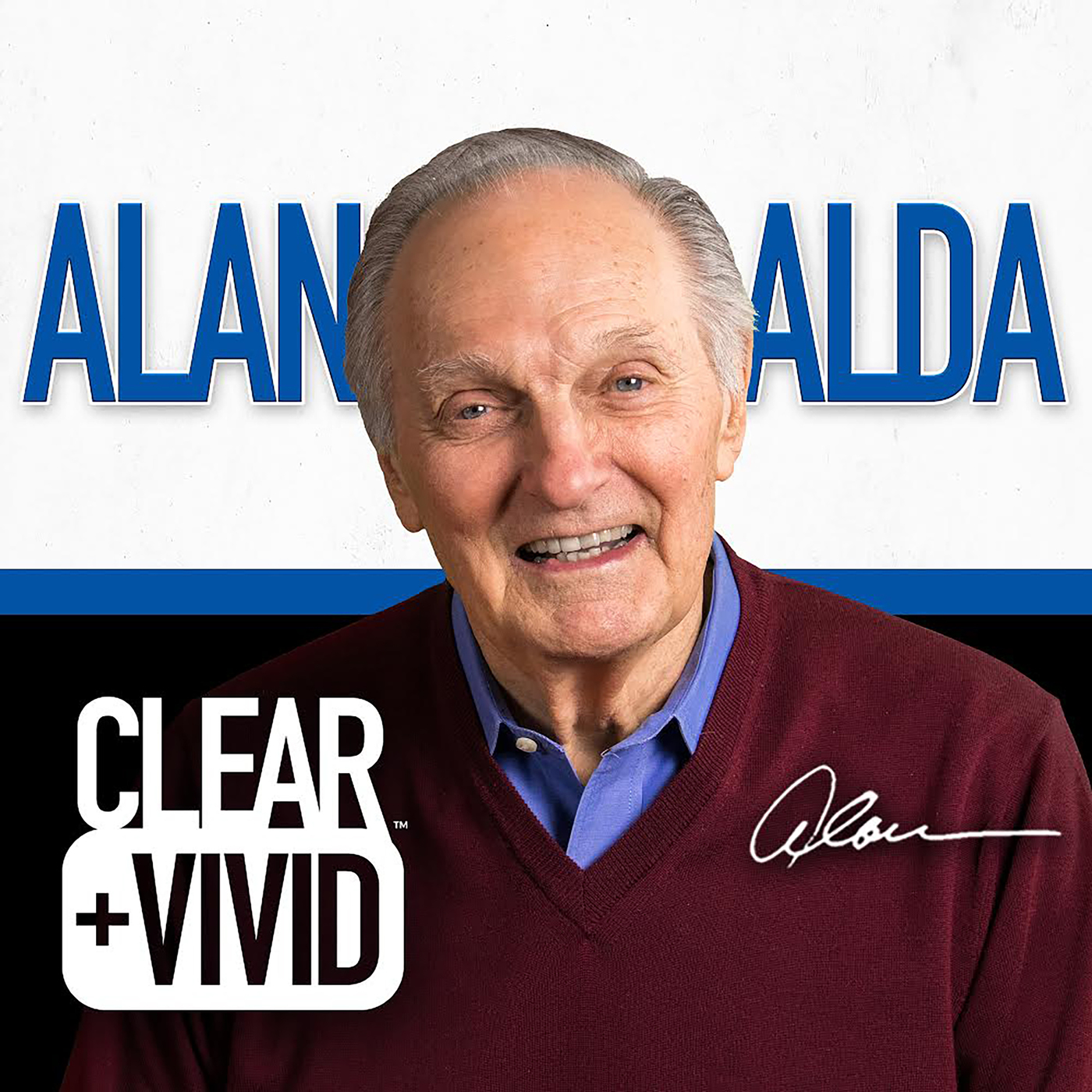 Clear+Vvid with Alan Alda coverart