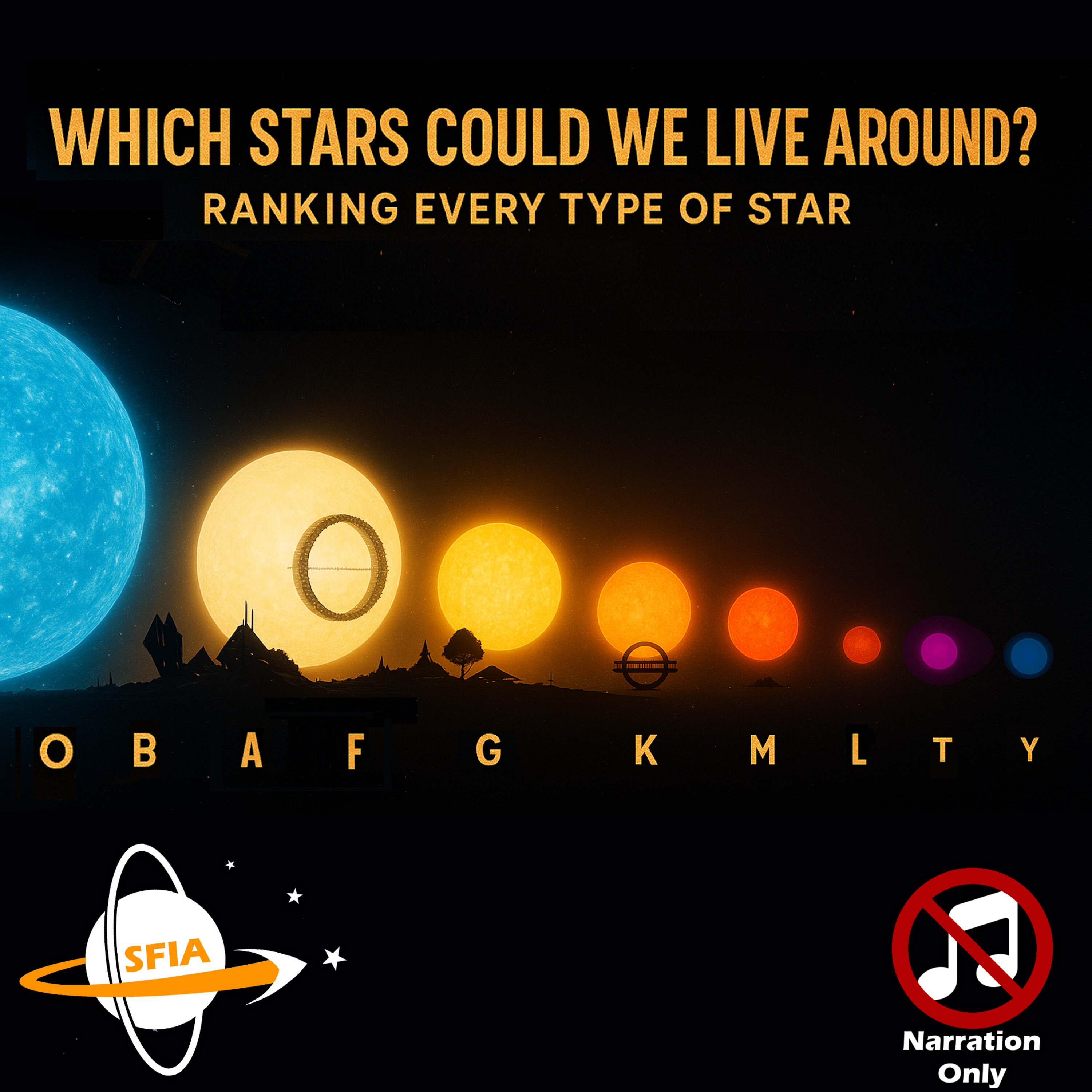 Which Stars Could We Live Around? Ranking Every Type of Star (Narration Only)