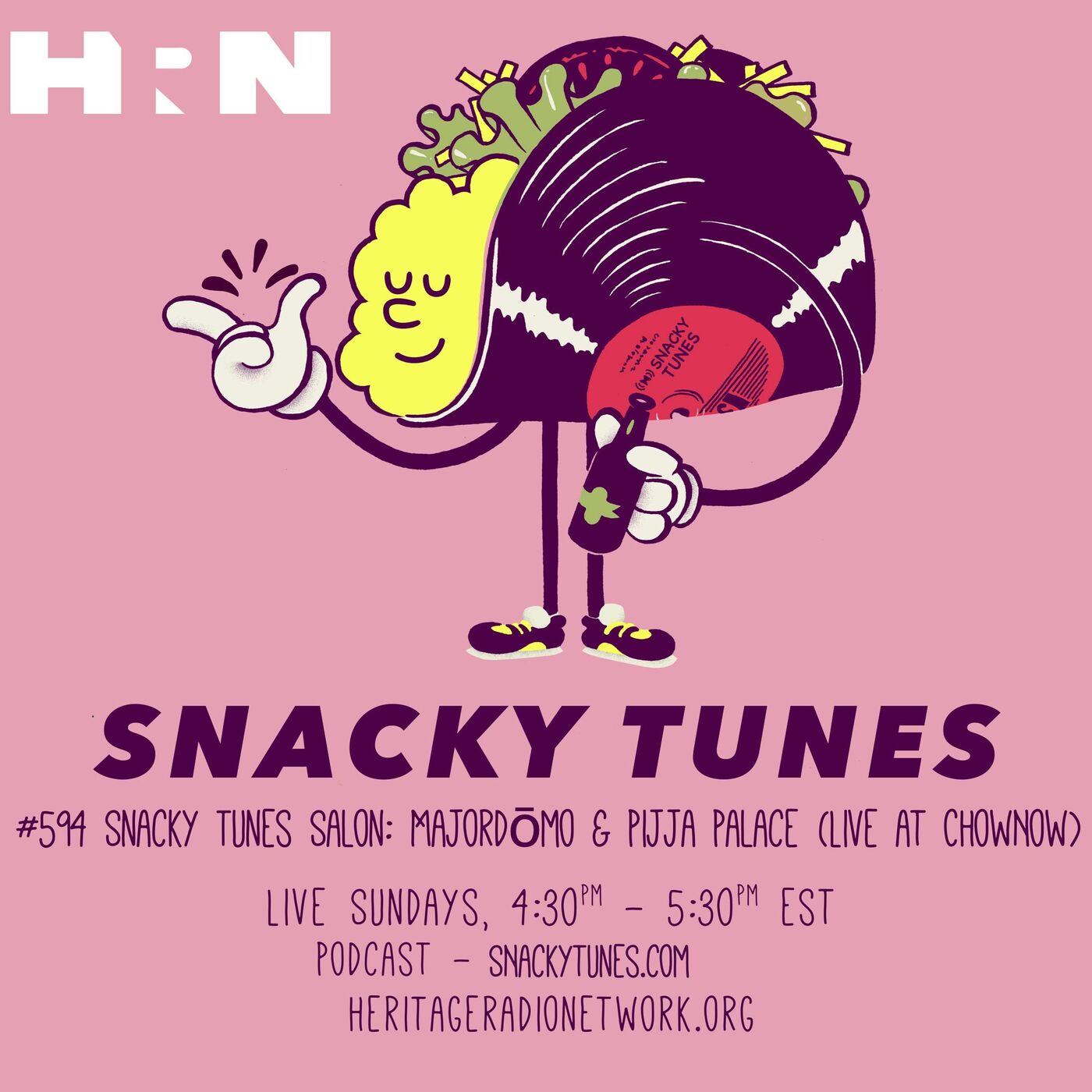 Snacky Tunes Salon: Majordōmo & Pijja Palace (Live at ChowNow)