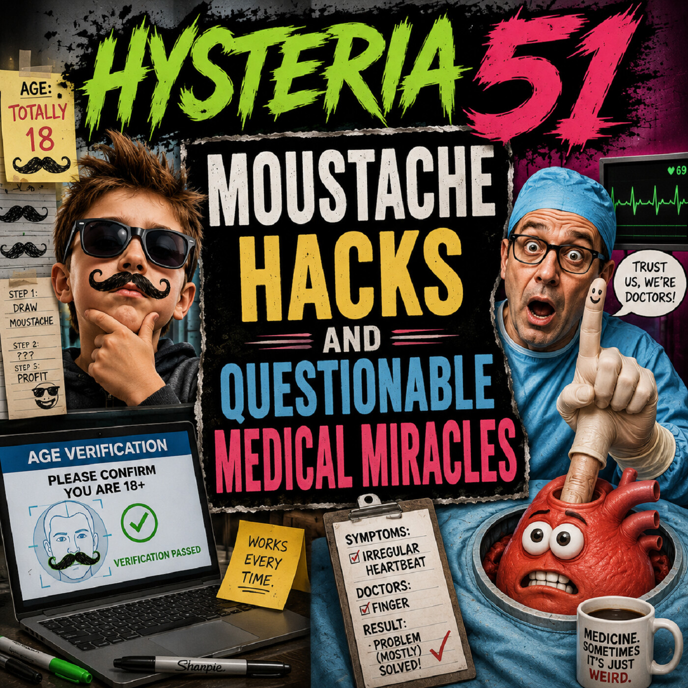 Moustache Hacks and Questionable Medical Miracles | 493