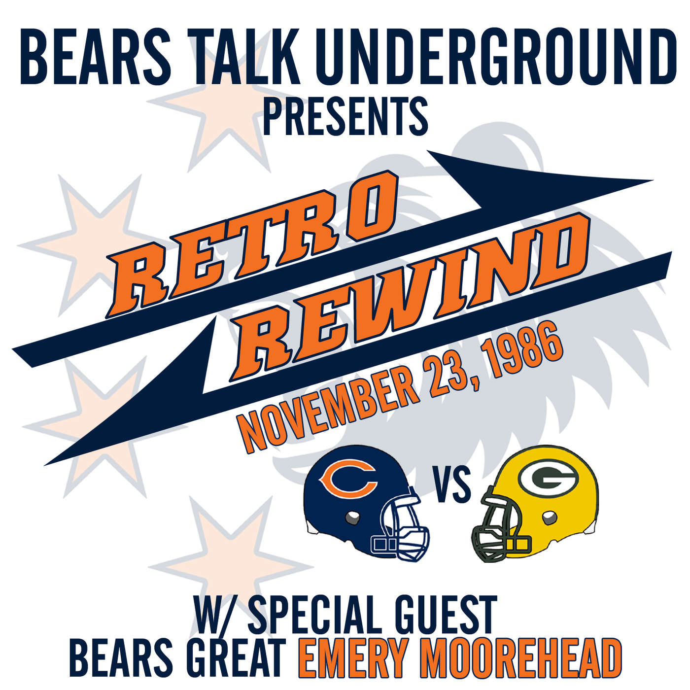 Retro Rewind #1 - Bears/Packers Wk 12 1986 w/Emery Moorehead