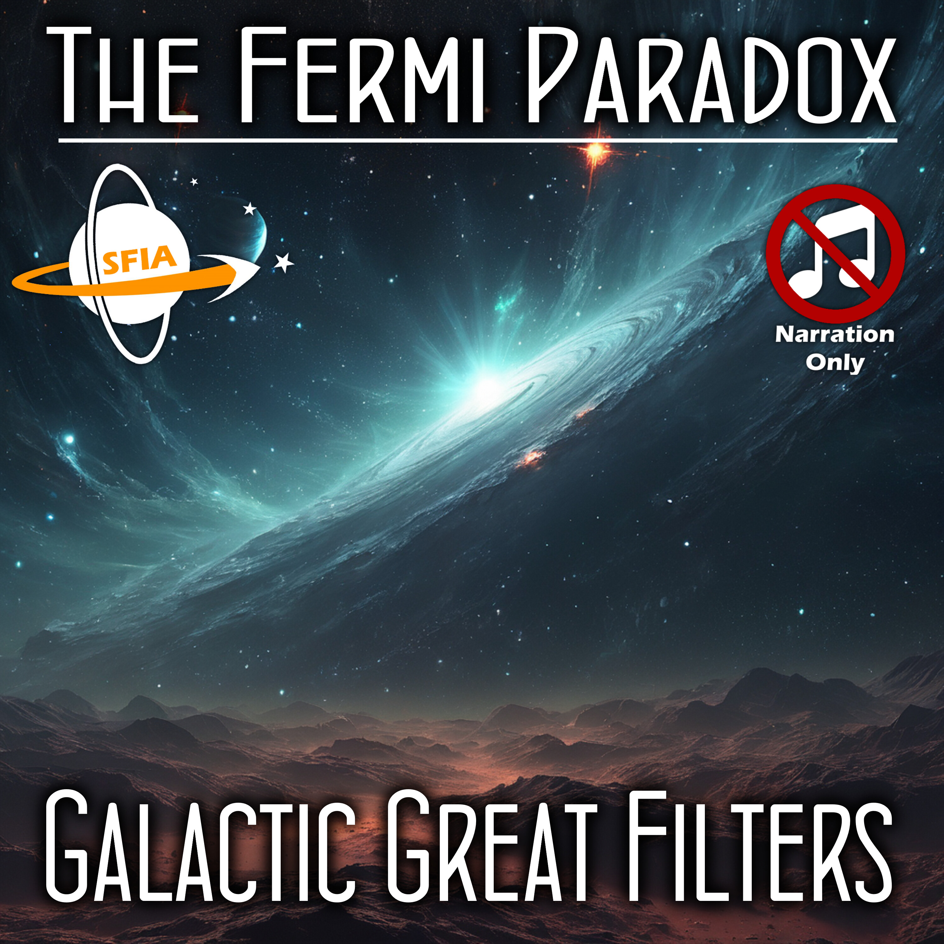 The Fermi Paradox: Galactic Great Filters (Narration Only) - podcast episode cover