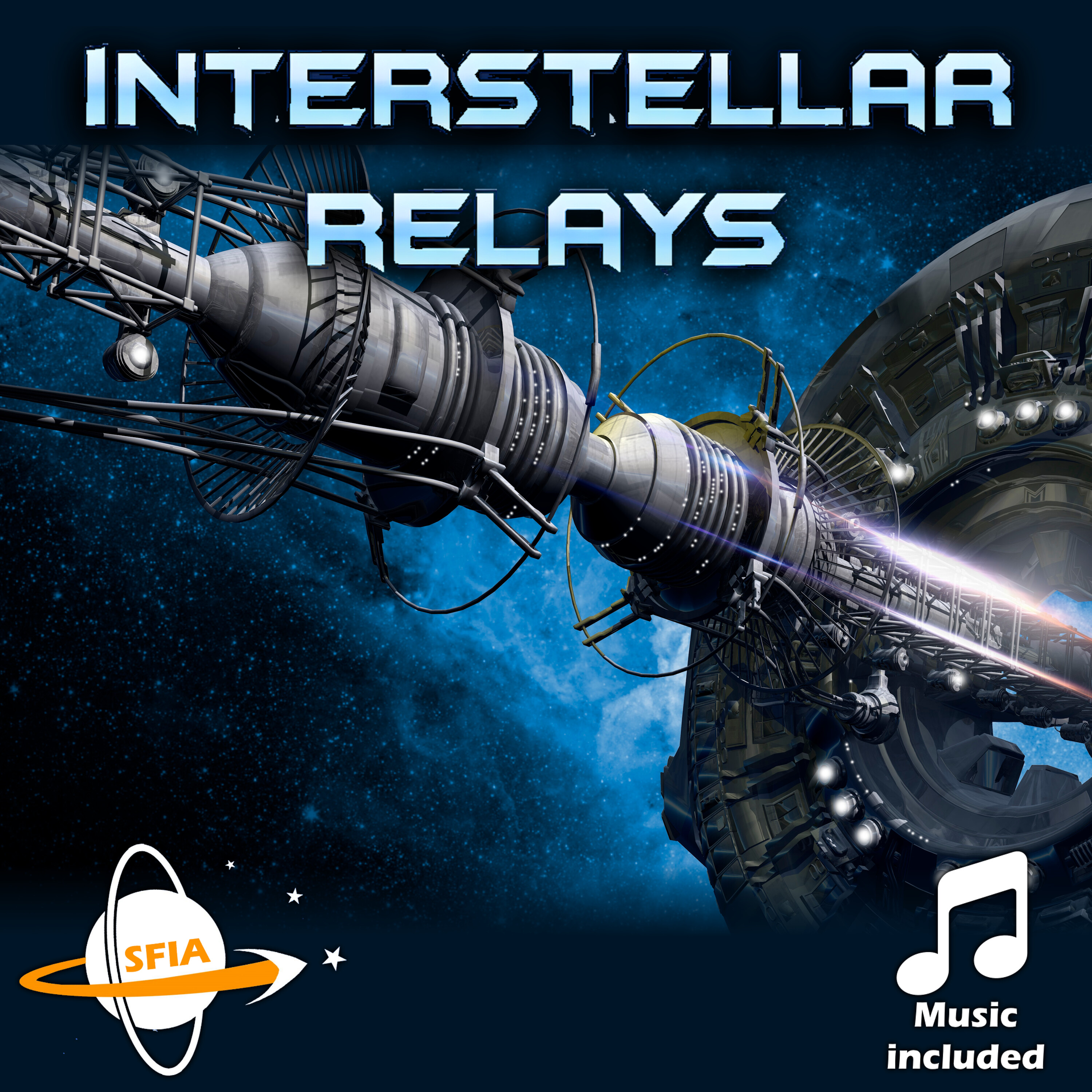 Interstellar Relays - Moving Signals and Spaceships Between the Stars