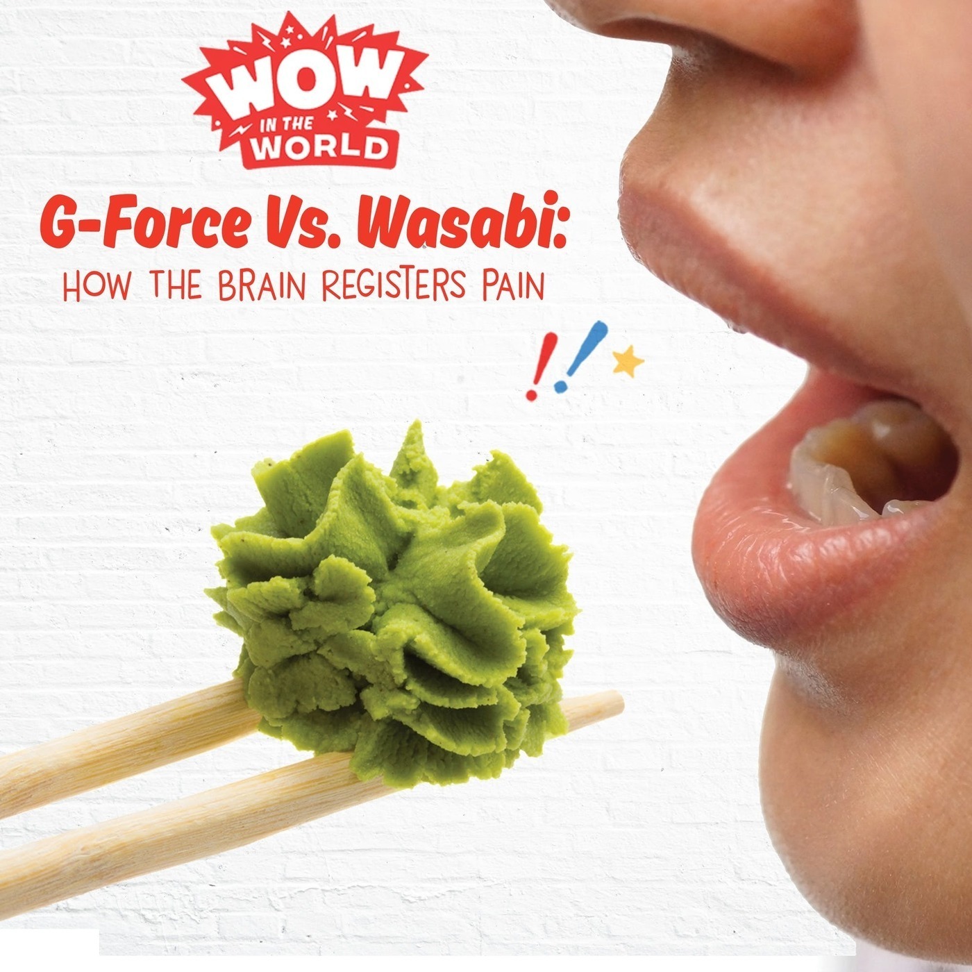 G-Force Vs. Wasabi: How The Brain Registers Pain (encore)