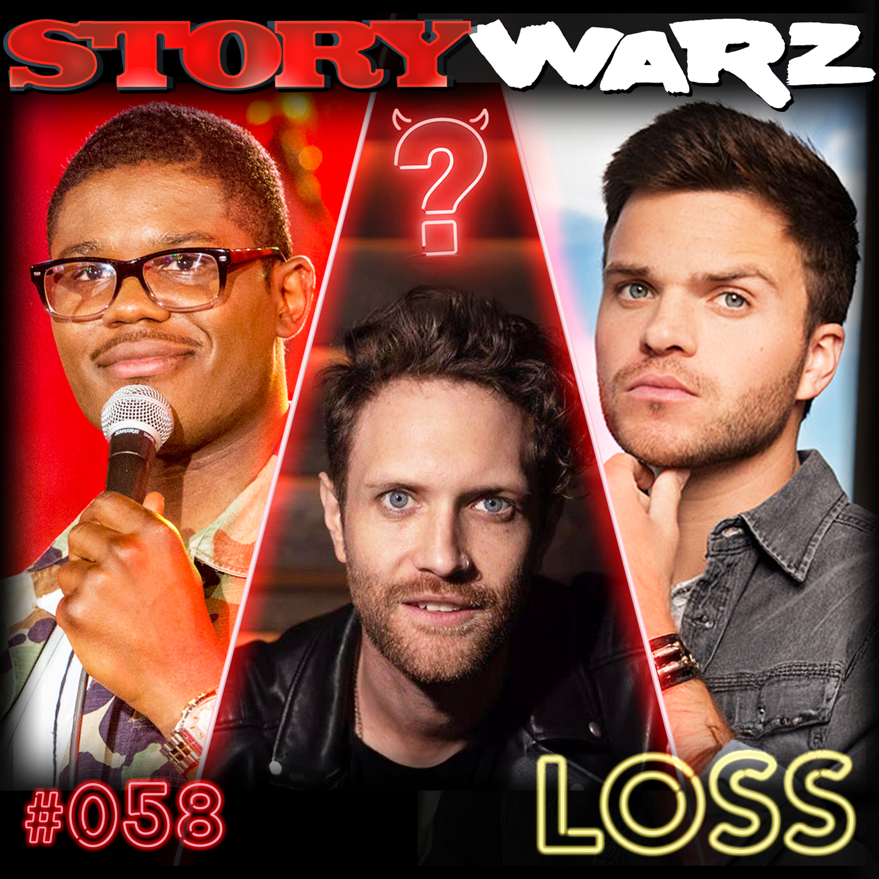 Episode art: 058. Ryan Long, Monroe Martin, & Scott Chaplain | Loss