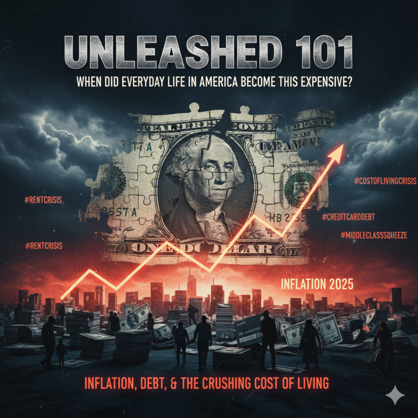 The Affordability Crisis No One’s Talking About (2025): Why Groceries, Rent, and Debt Keep Crushing Families | Unleashed 101 episode artwork