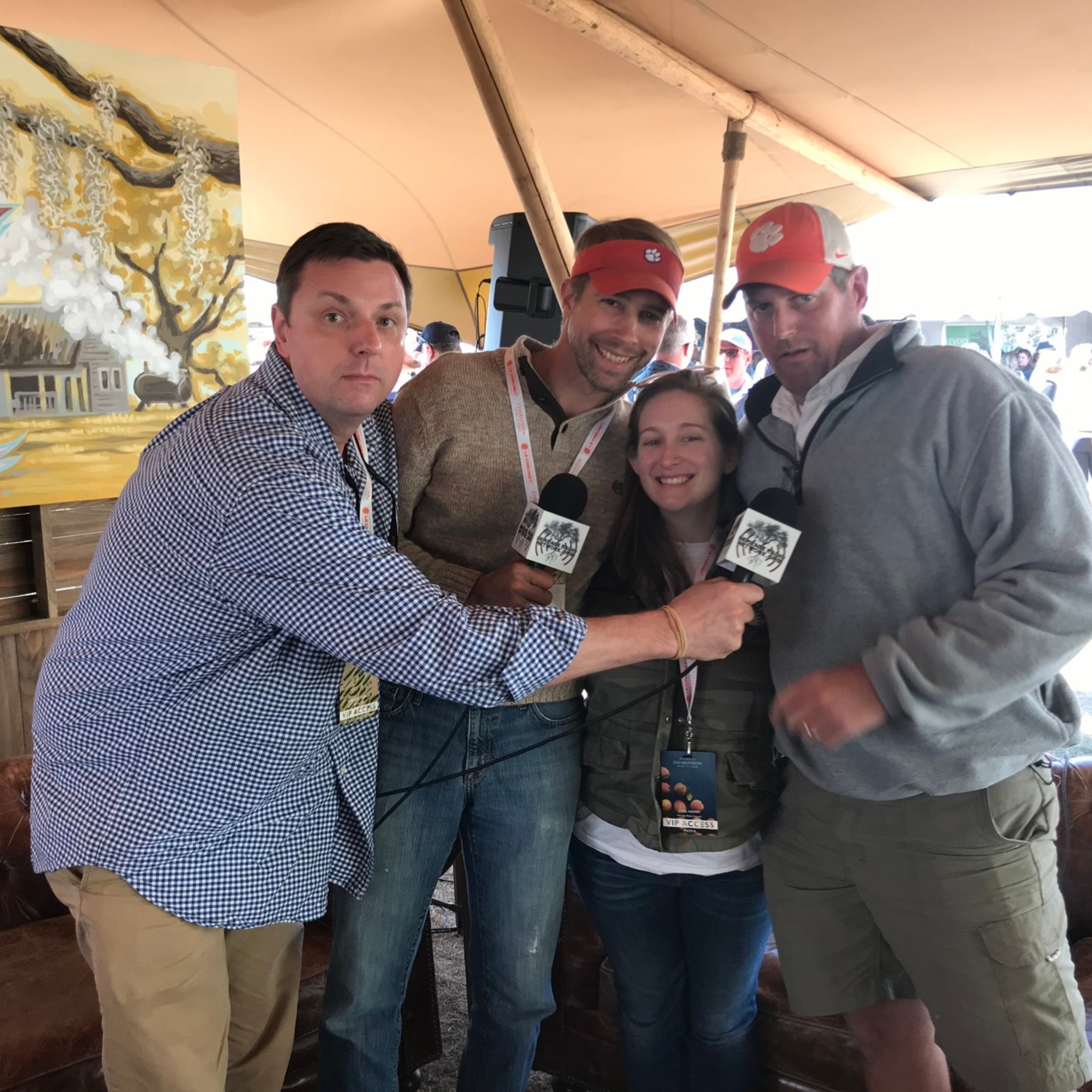 Nat Bradford, Dr. Brian Ward, and Forrest Parker at CHSWFF18