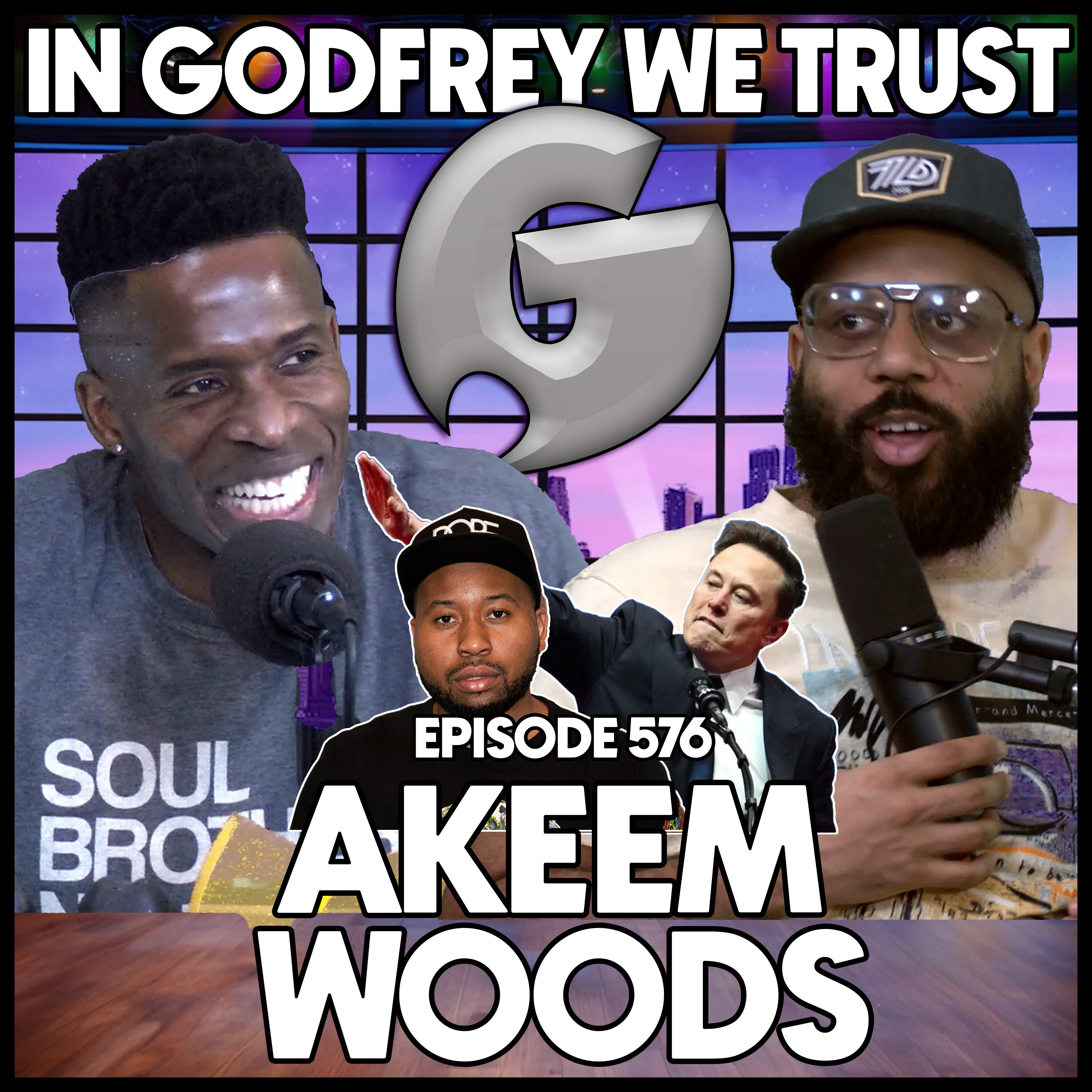 576. Elon’s Controversy, Snoop’s Excuse & The DJ Akademiks Clip l Akeem Woods episode artwork
