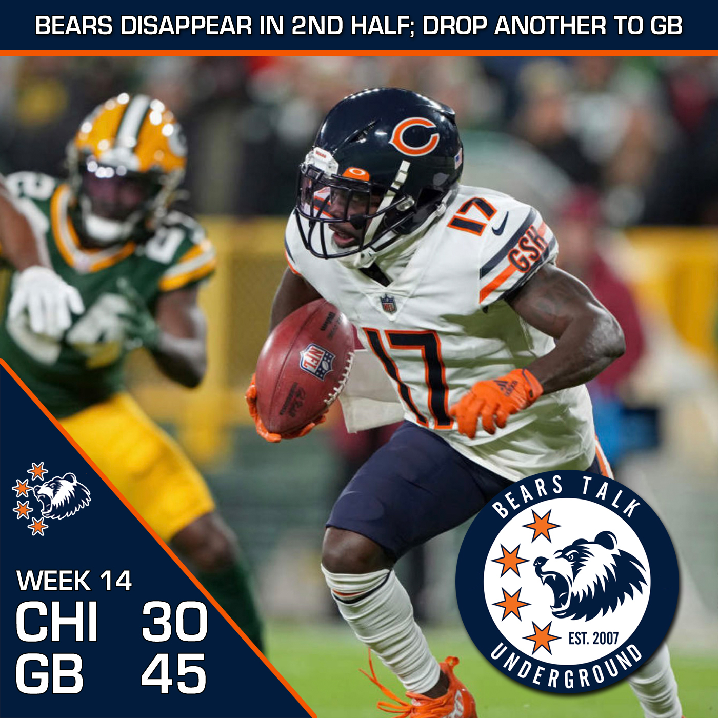 Week Fourteen Review - Bears Can’t Sustain Early Success, Lose to GB Again episode artwork