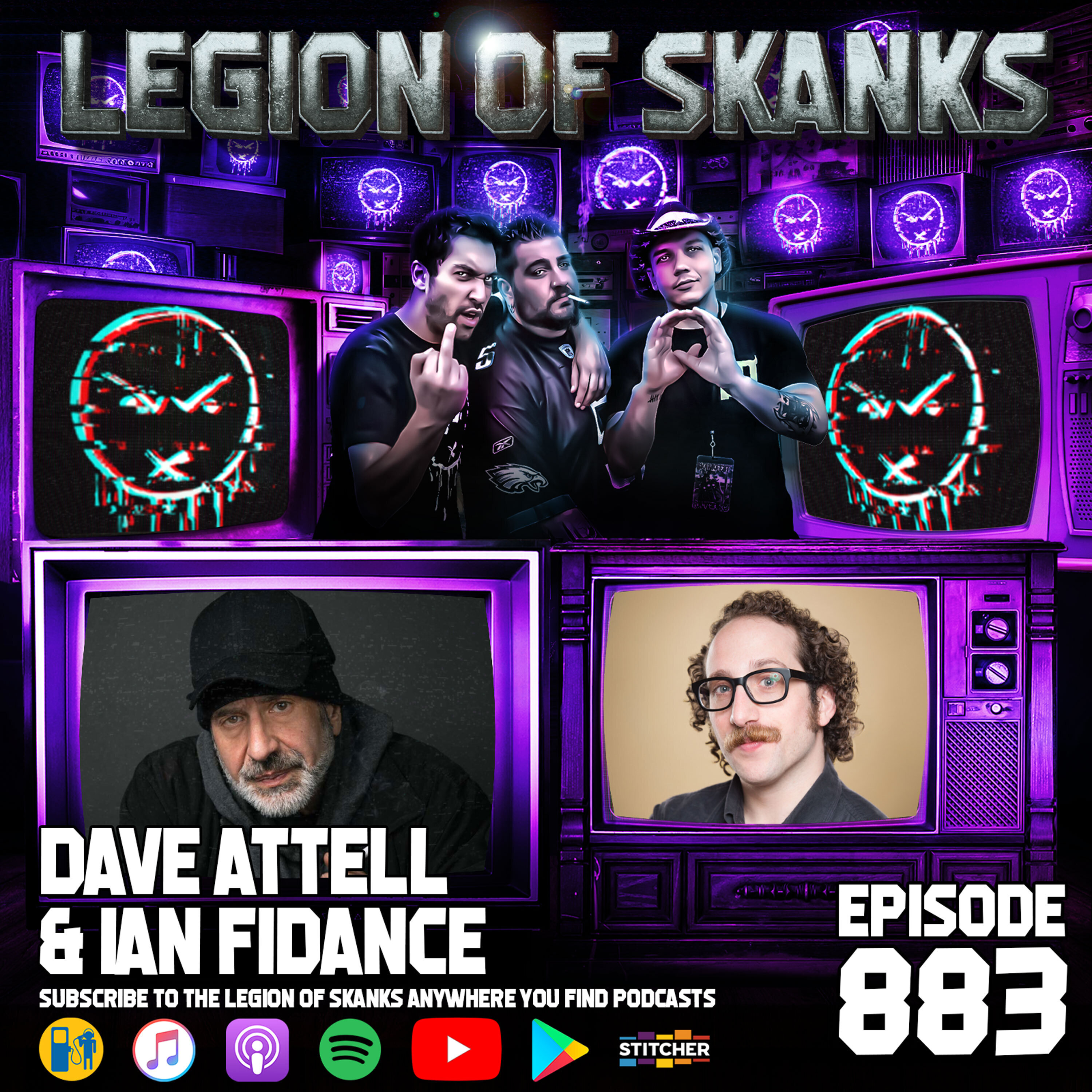 Dave Attell & Ian Fidance - The Pope is Dead - Episode 883