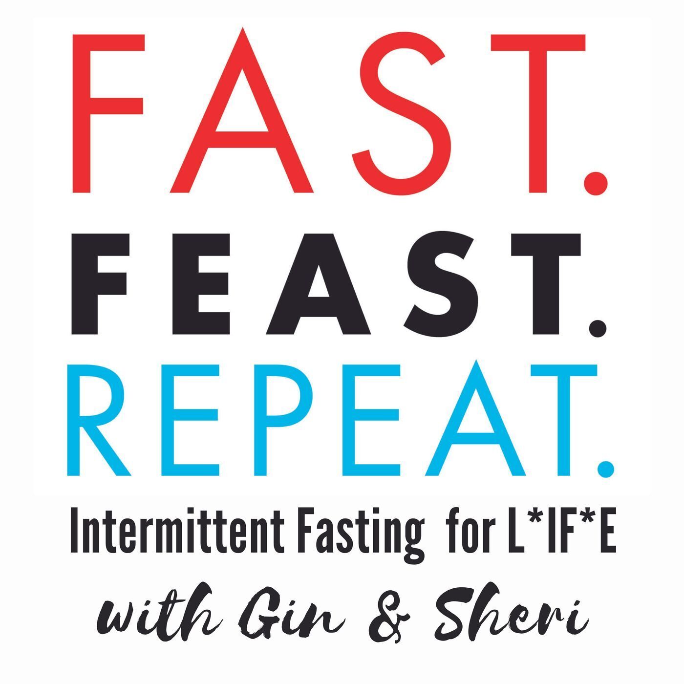 Fast. Feast. Repeat.  Intermittent Fasting For Life Artwork