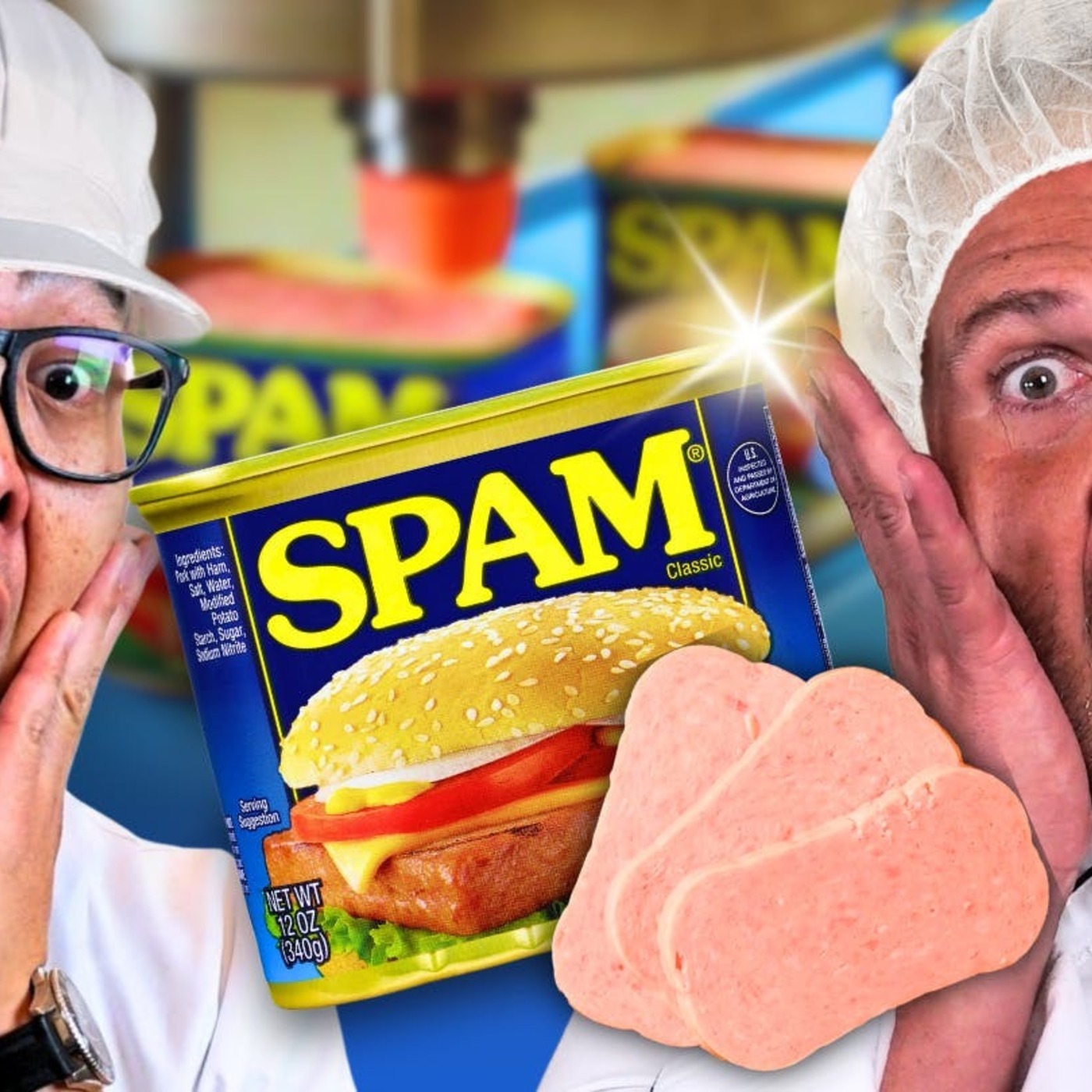 We REACT To How SPAM Is REALLY Made?! episode artwork
