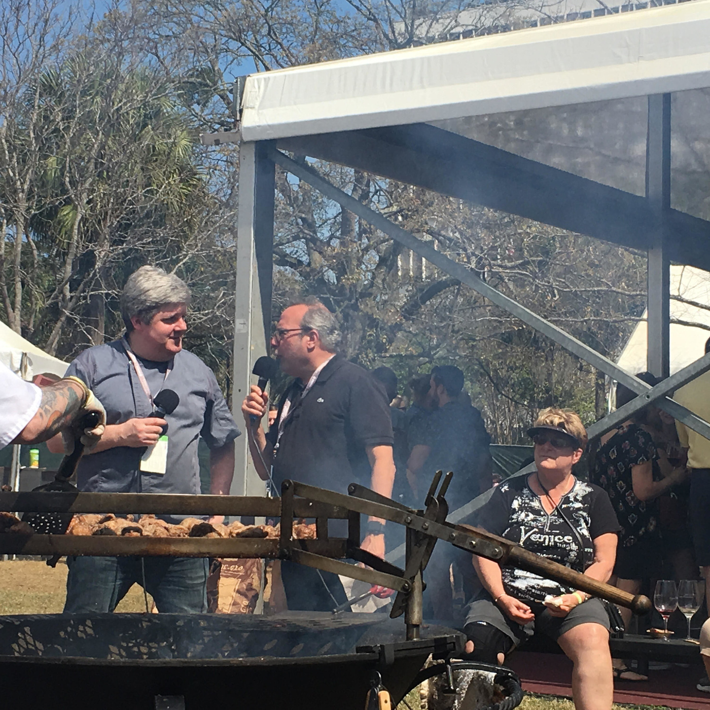 Joe Cunningham Cooks Coq au vin Inspired Drumsticks at Charleston Wine + Food