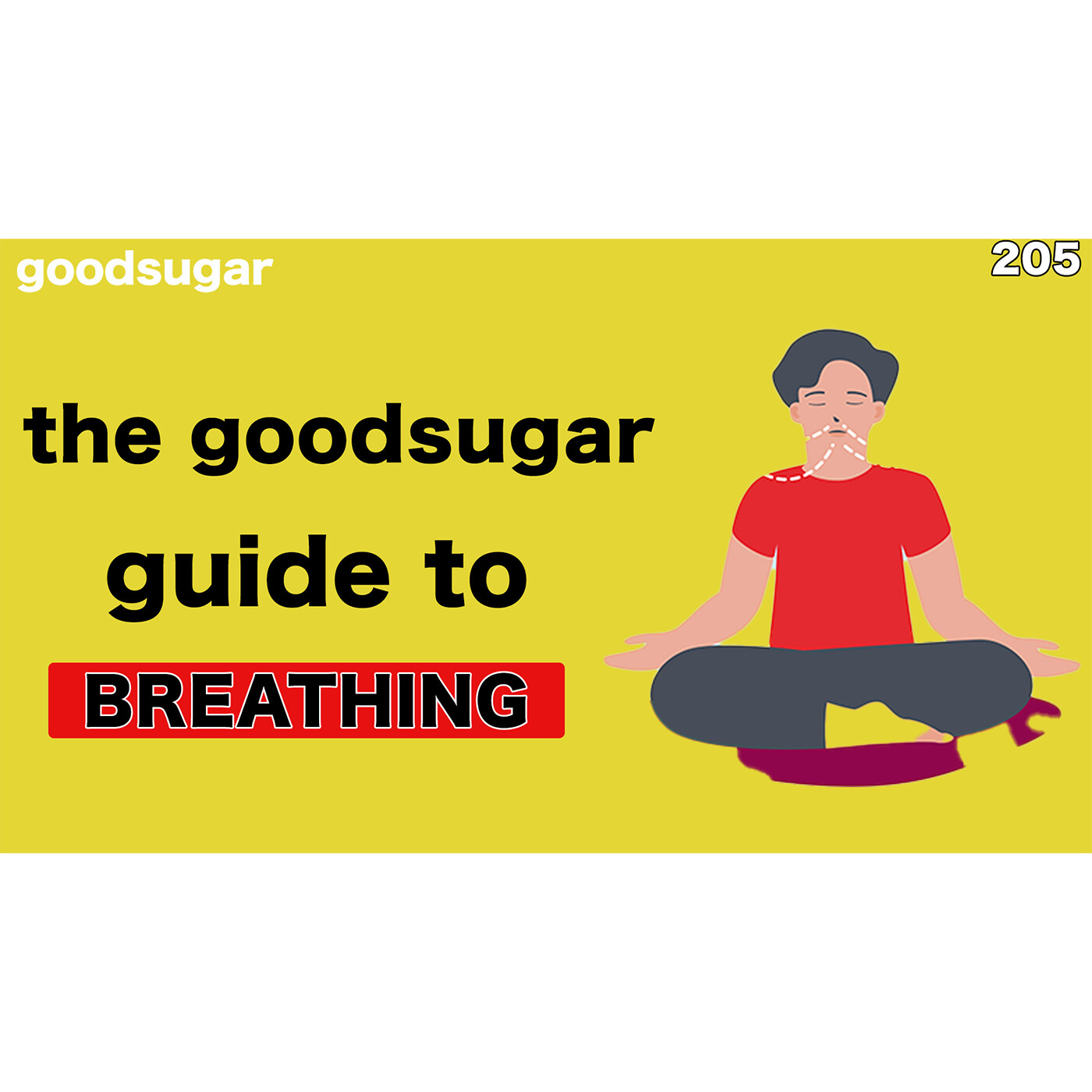 The goodsugar guide to breathing | goodsugar 205 episode artwork