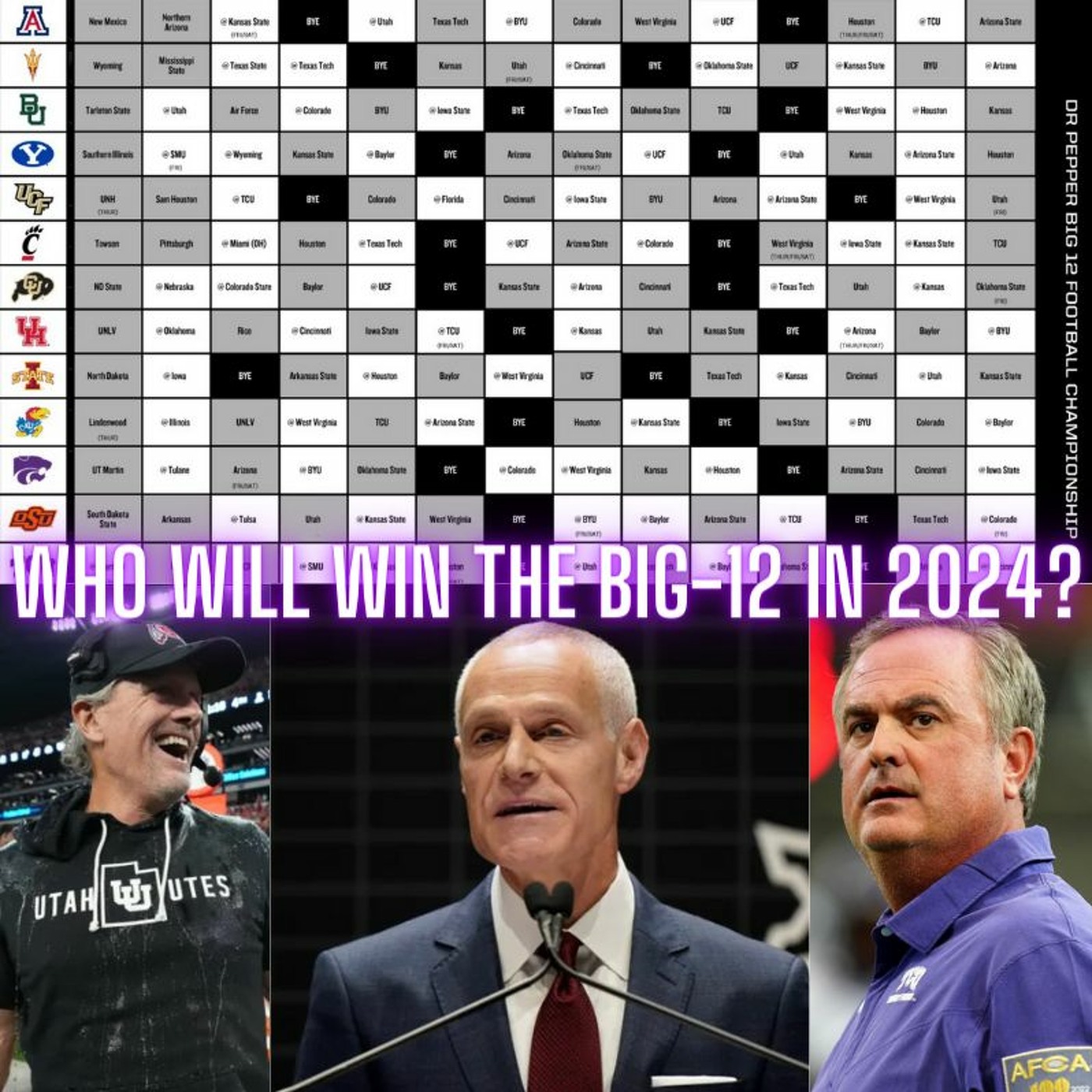 The Monty Show LIVE: Who Will Win The 2024 BIG 12 Football Championship episode artwork
