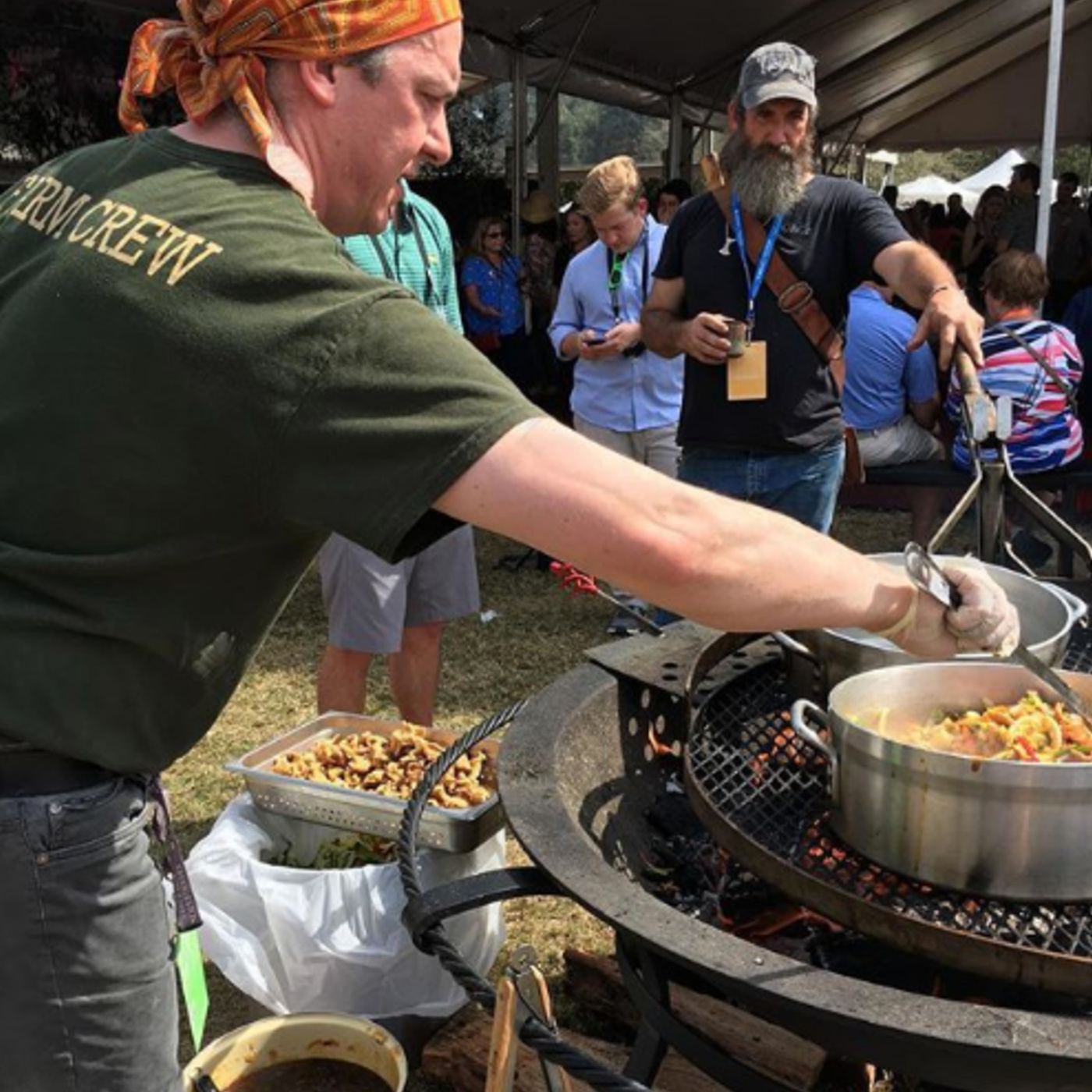 Richard Jones Makes Salt & Pepper Leaf Chicken at Charleston Wine + Food