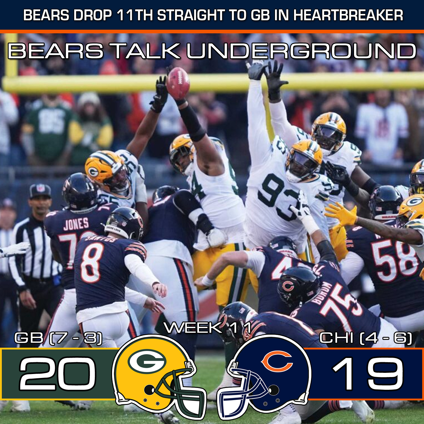 Week Eleven Review - Football Gods Won’t Let The Bears Have Nice Things episode artwork