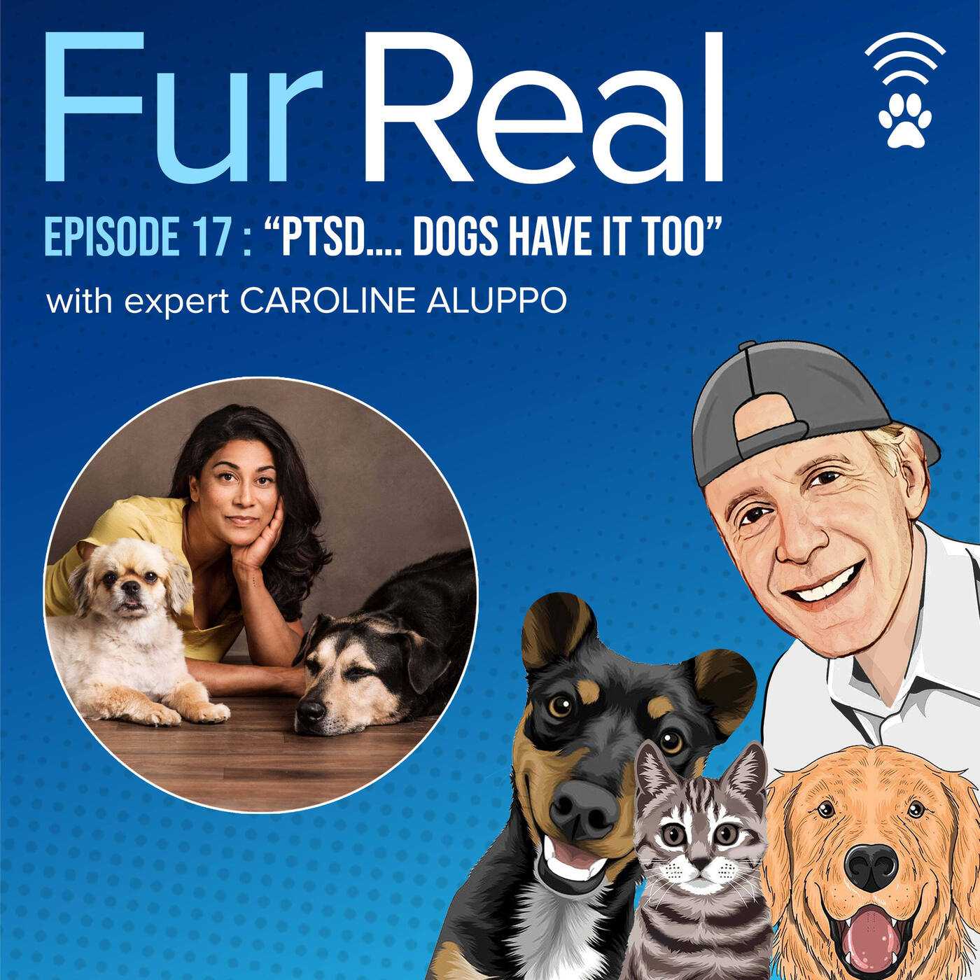 "PTSD.... dogs have it too" with expert Caroline Aluppo