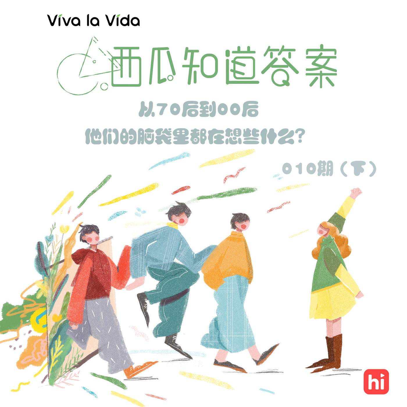 cover of episode Vol.010 从70后到00后，他们的脑袋里都在想些什么？（下）