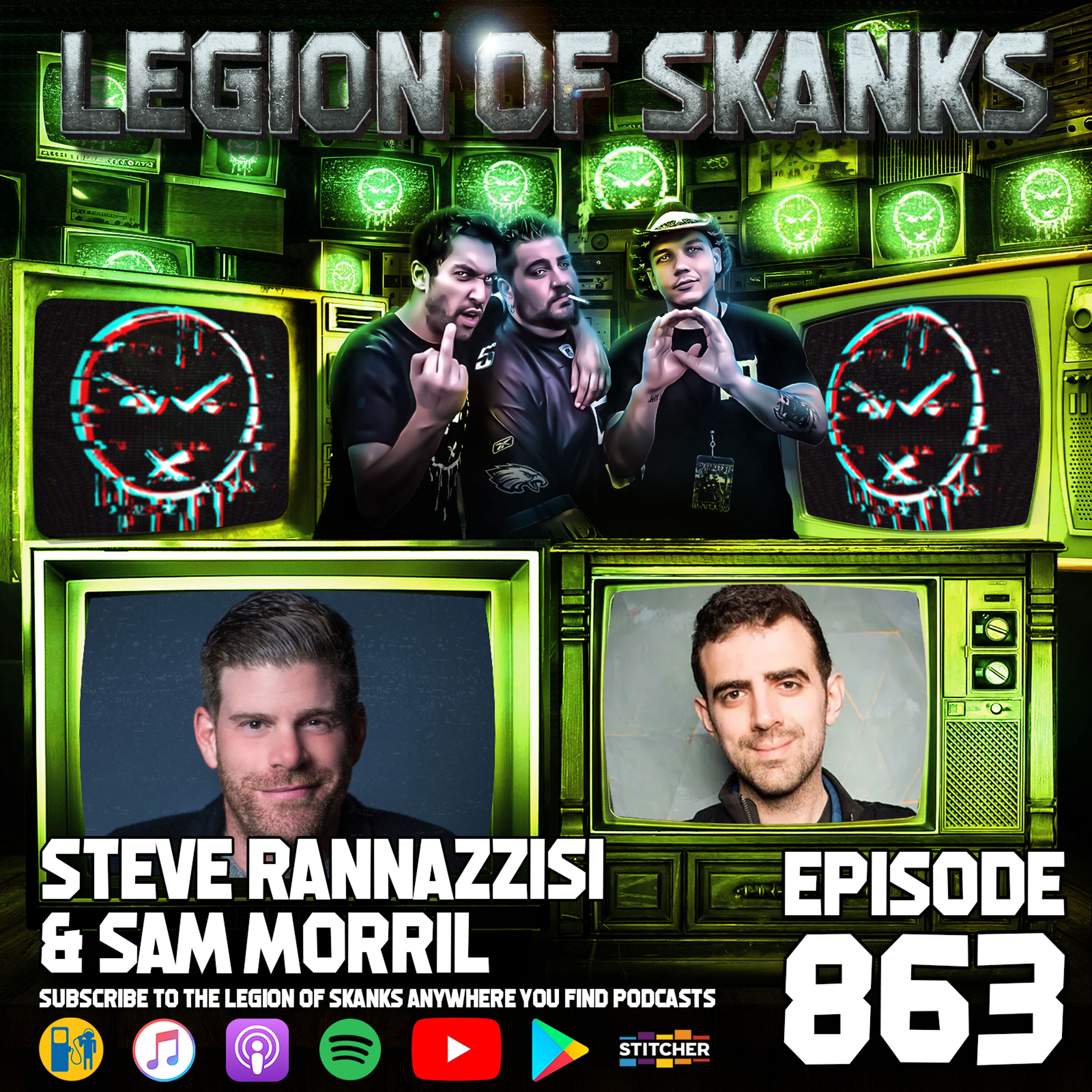 Steve Rannazzisi & Sam Morril - The Bi-King - Episode 863 - podcast episode cover