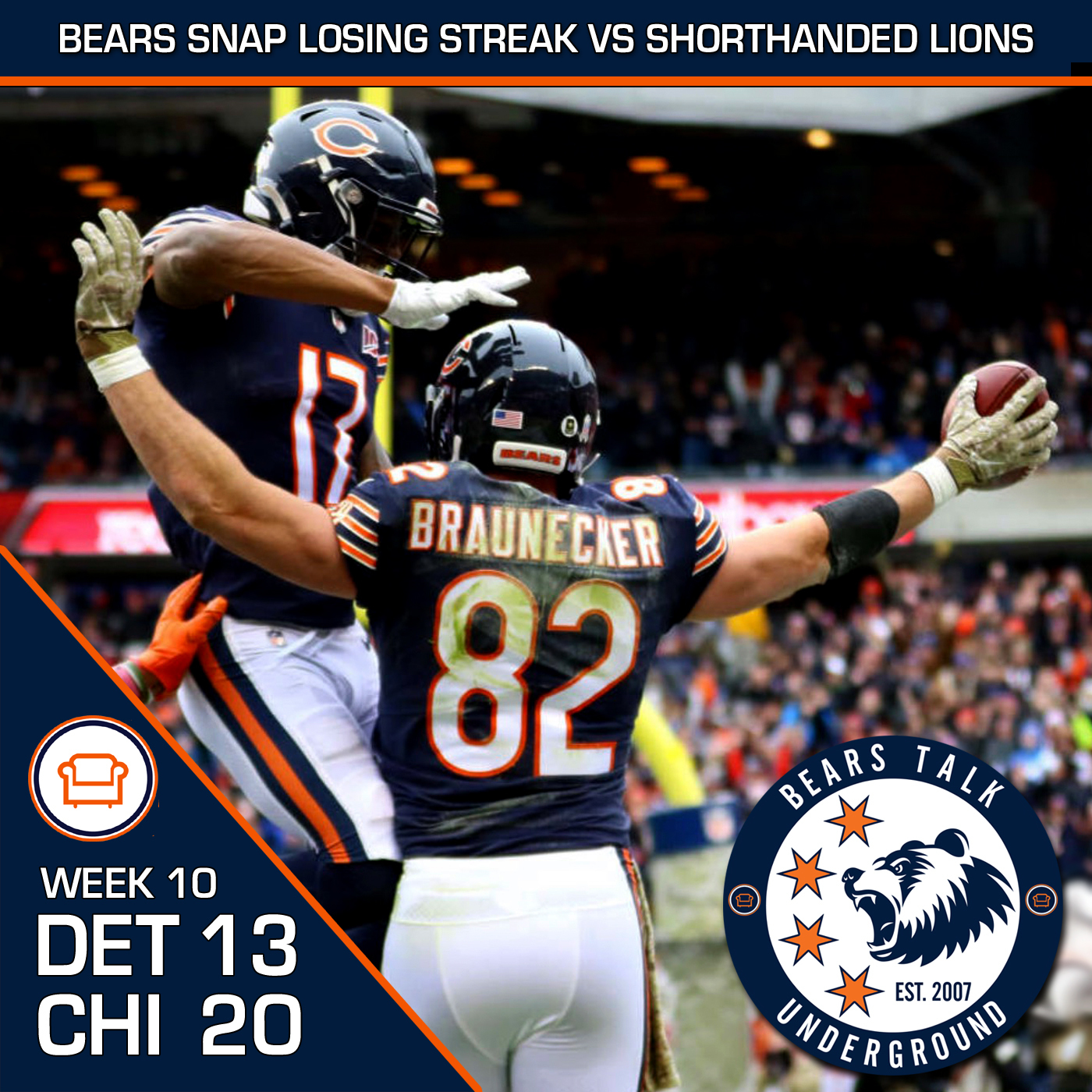 Week Ten Review - Bears Snap 4-Game Losing Streak episode artwork