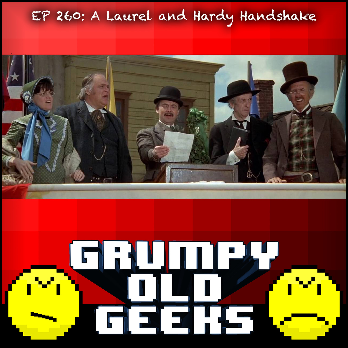 260: A Laurel and Hardy Handshake