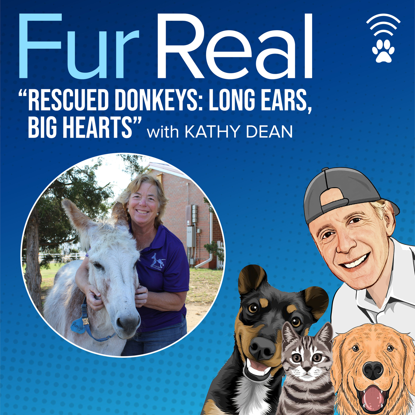 "RESCUED DONKEYS; LONG EARS, BIG HEARTS" with Kathy Dean