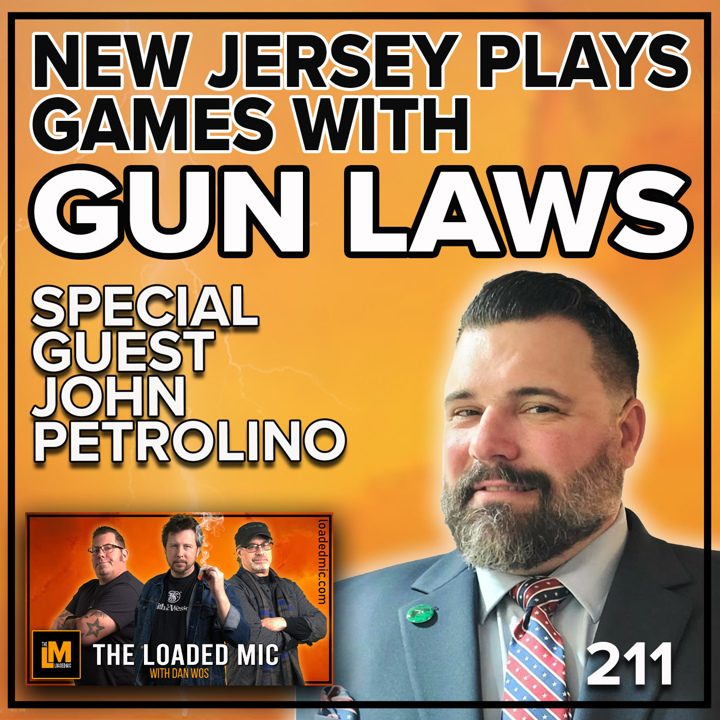 NJ PLAYS GAMES WITH THE 2A | JOHN PETROLINO | The Loaded Mic | EP211