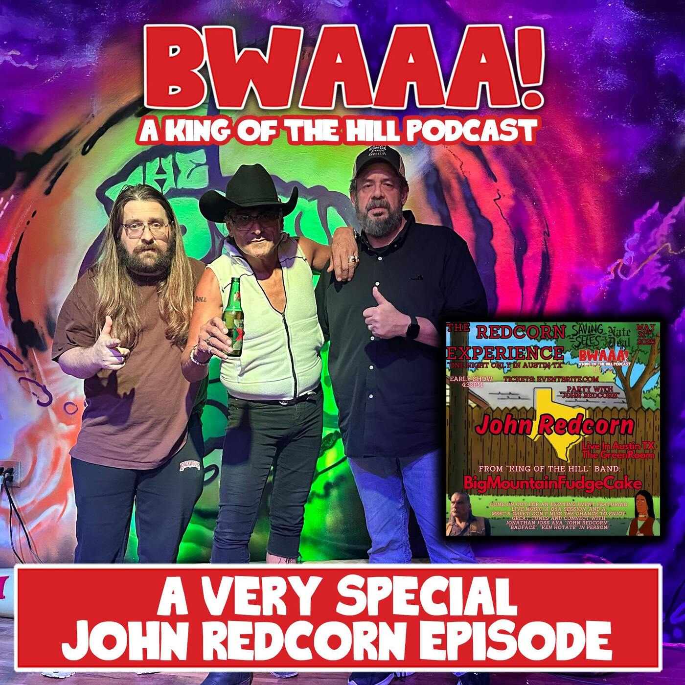 King of the Hill's Own John Redcorn aka Jonathan Joss Interview at The Green Room Austin