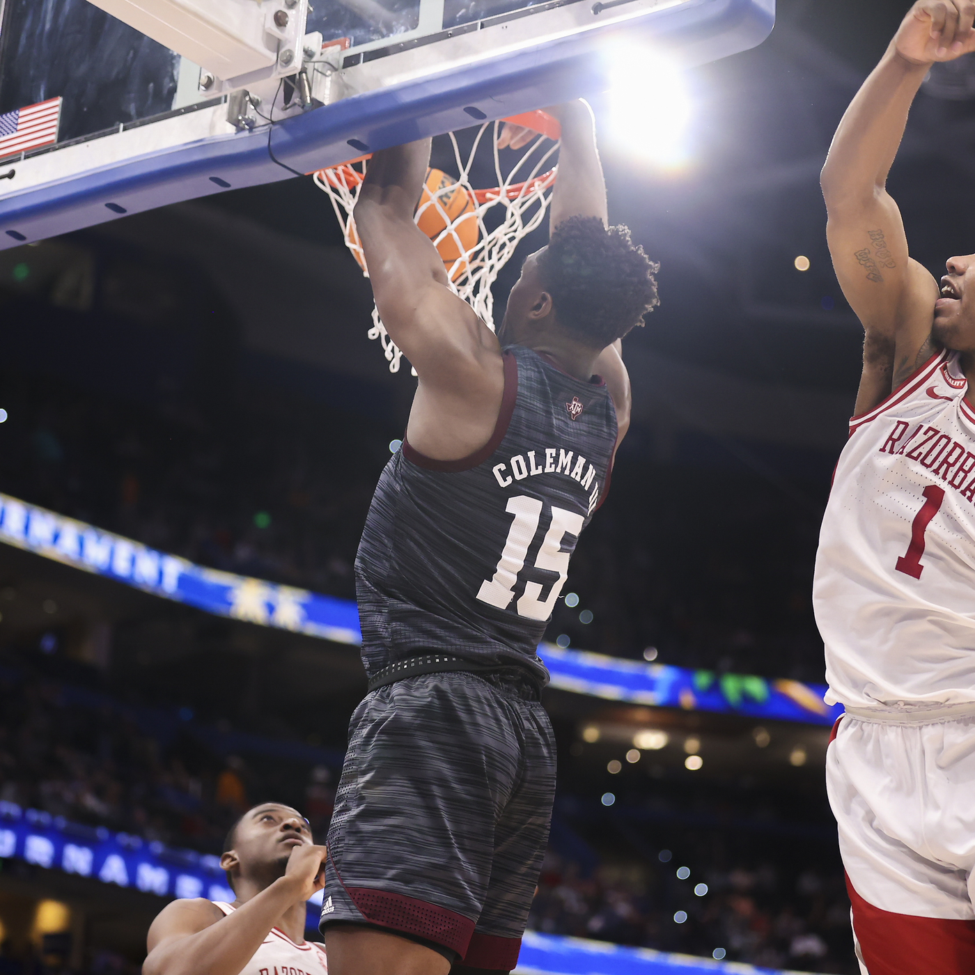 Aggies in 60: Men Beat Arkansas in SEC Basketball Tourney