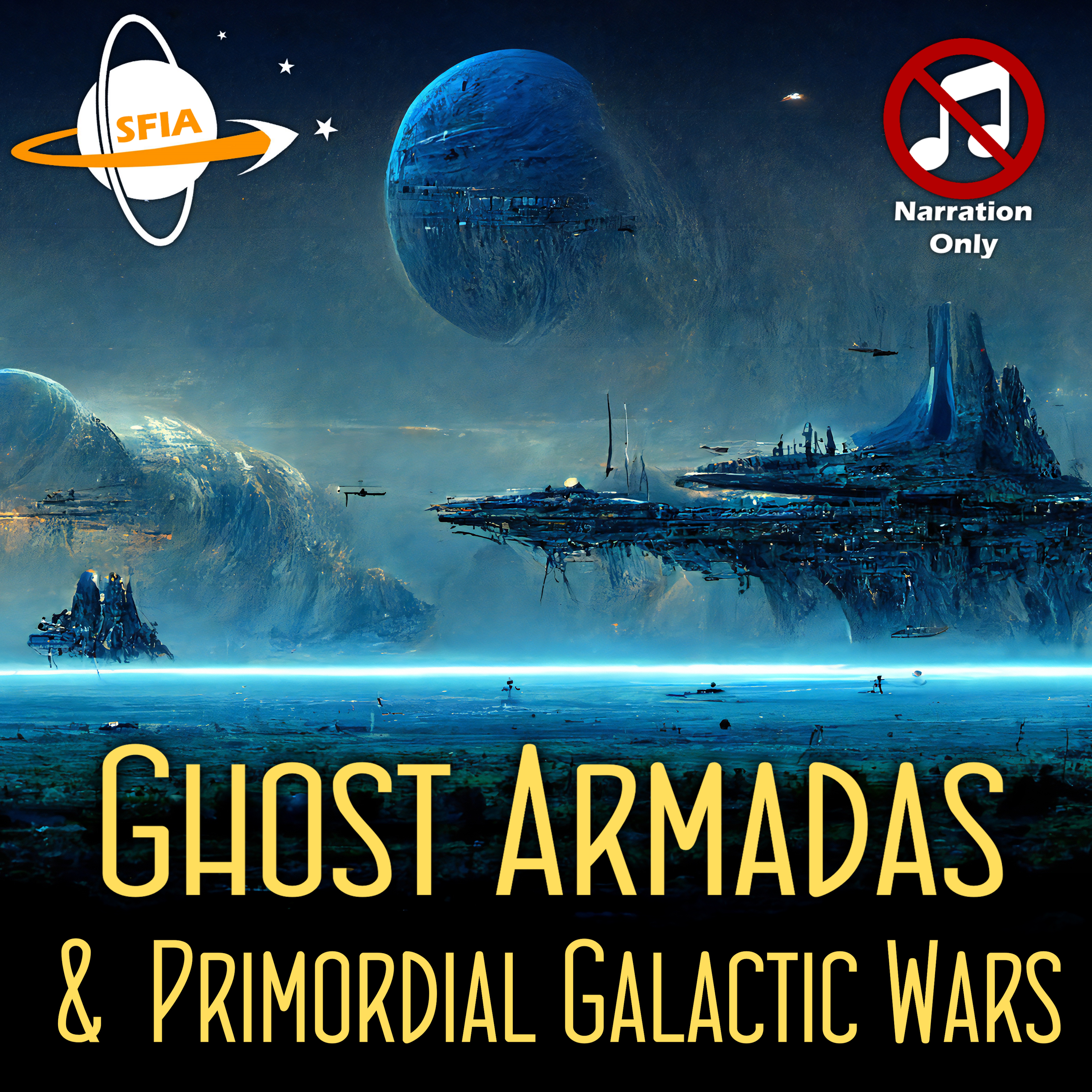 Ghost Armadas & Primordial Galactic Wars (Narration Only) - podcast episode cover