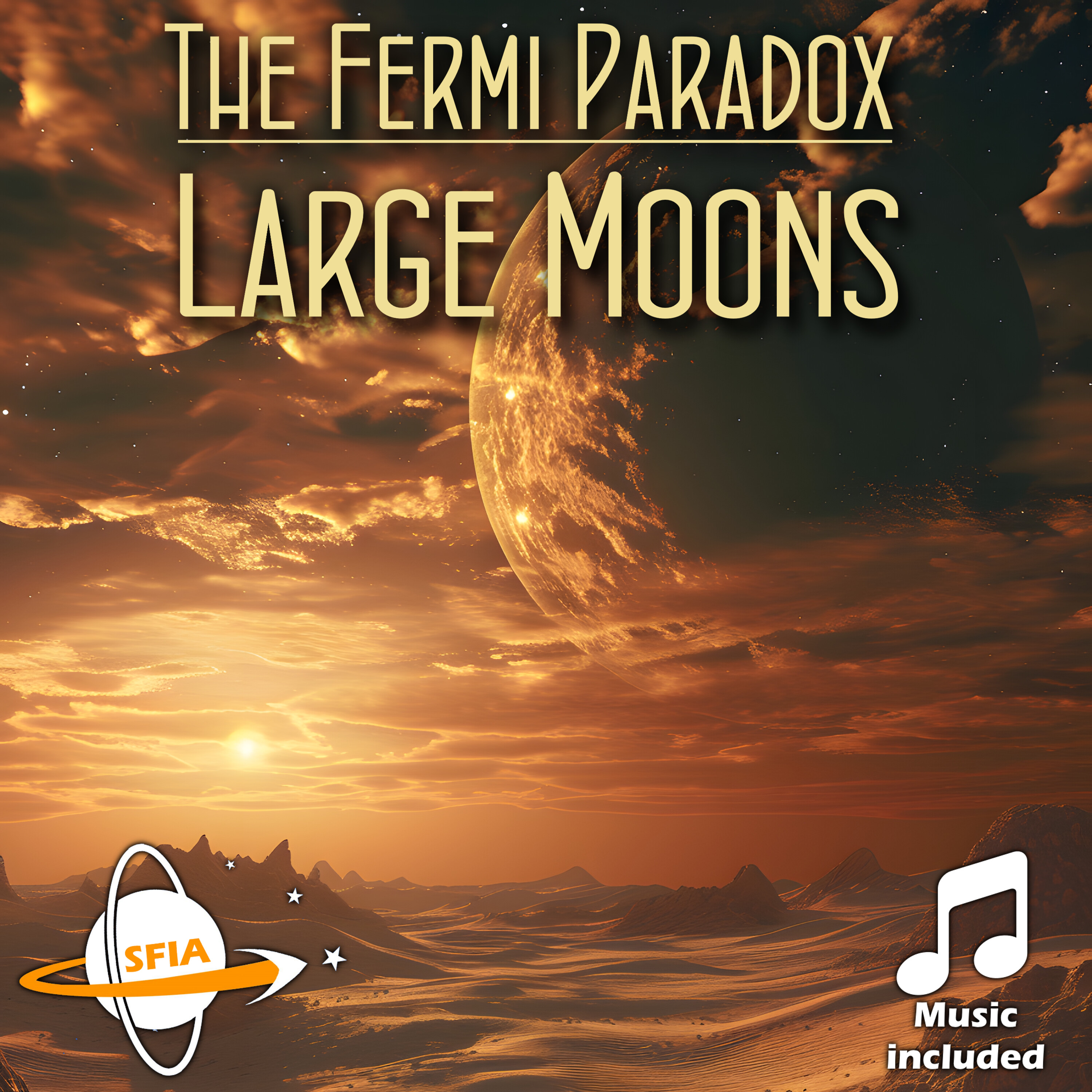 The Fermi Paradox: Large Moons - podcast episode cover