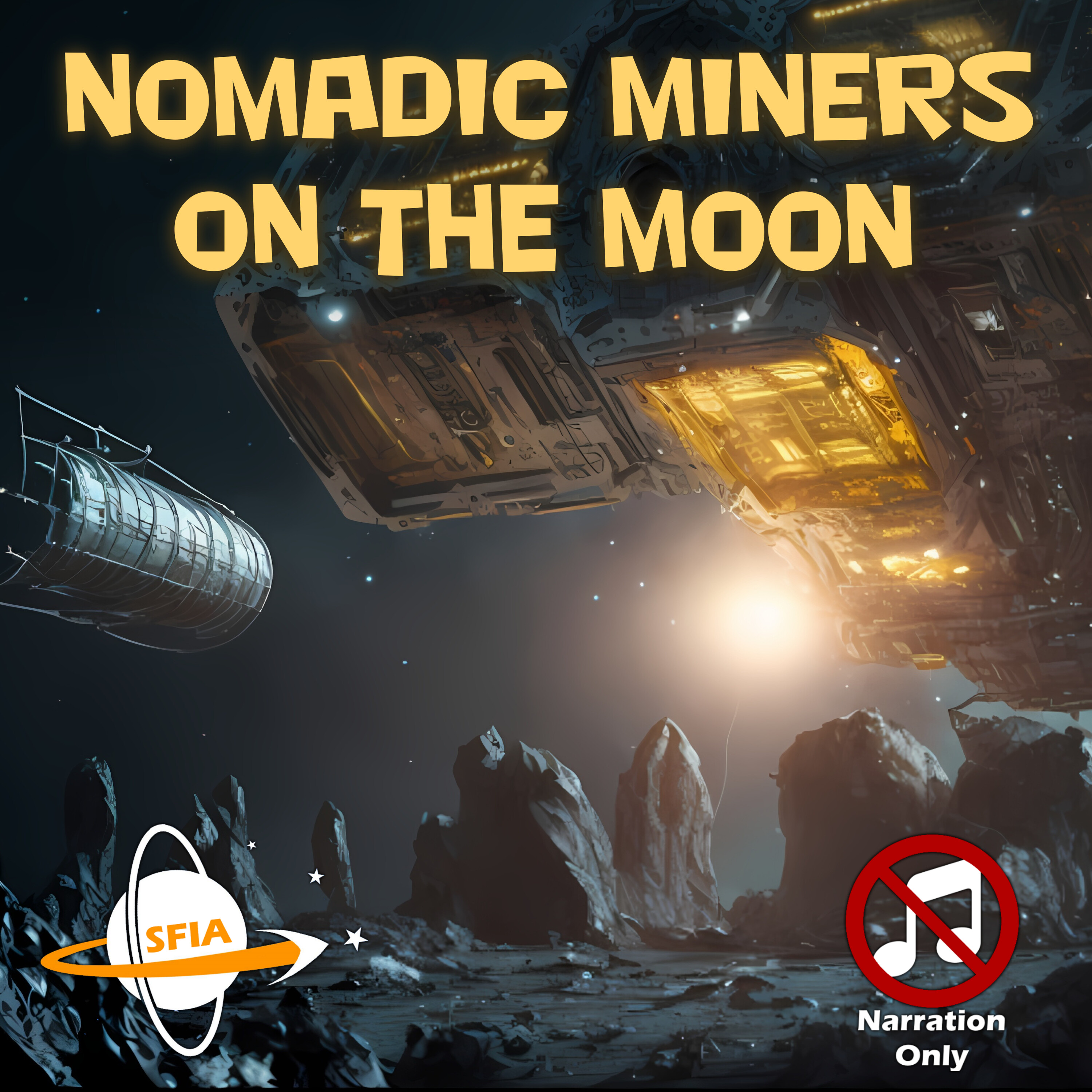 Nomadic Miners On The Moon (2024) (Narration Only)  - podcast episode cover