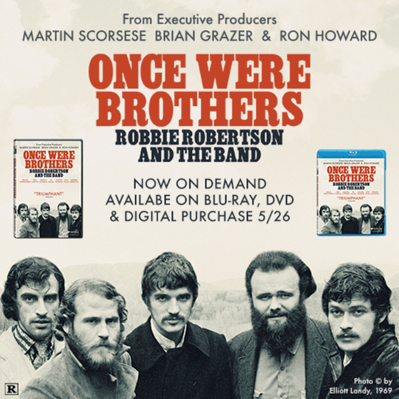 Pierre with Robbie Robertson of The Band 'Once Were Brothers' interview