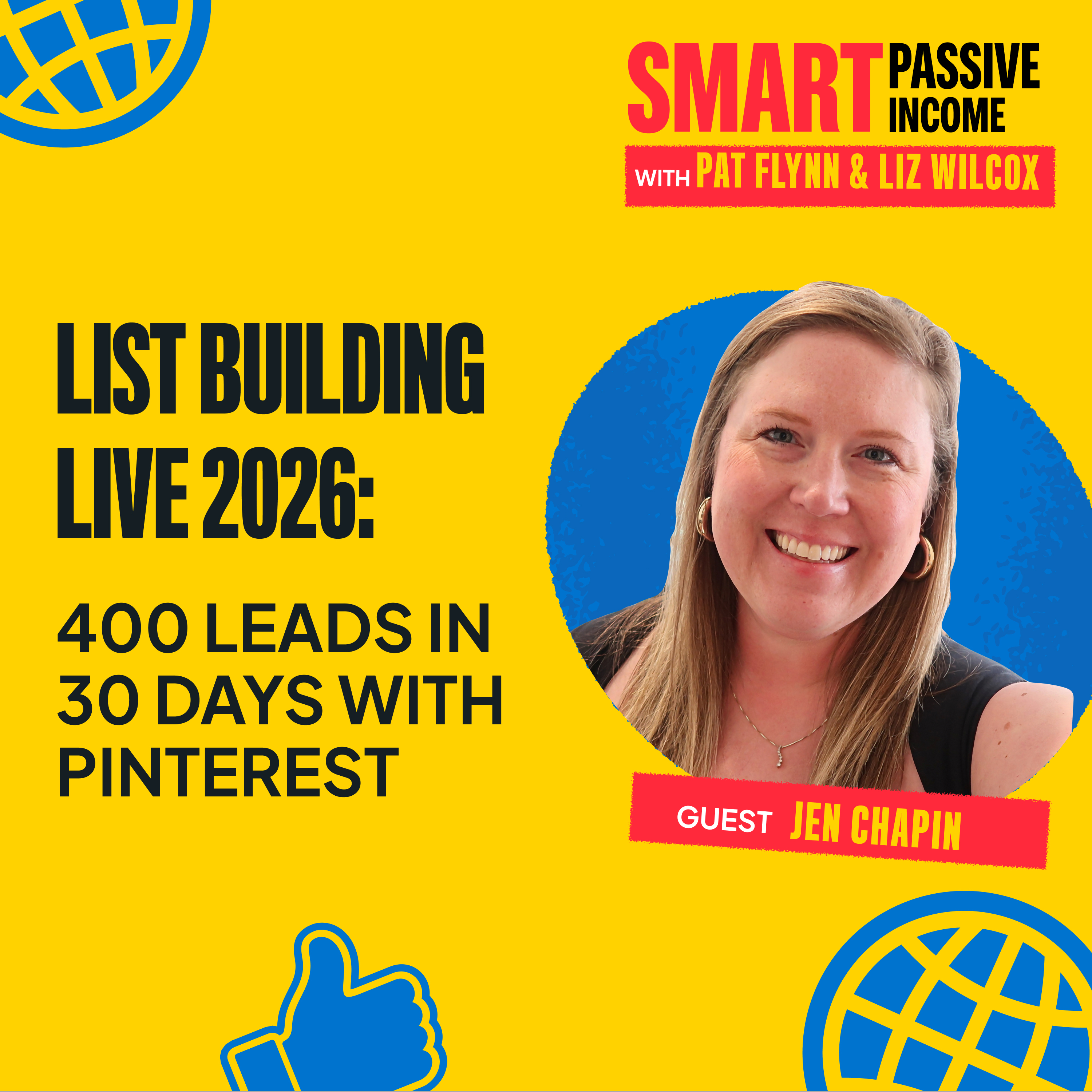 LIST BUILDING LIVE: 400 Leads in 30 Days with Pinterest with Jen Chapin