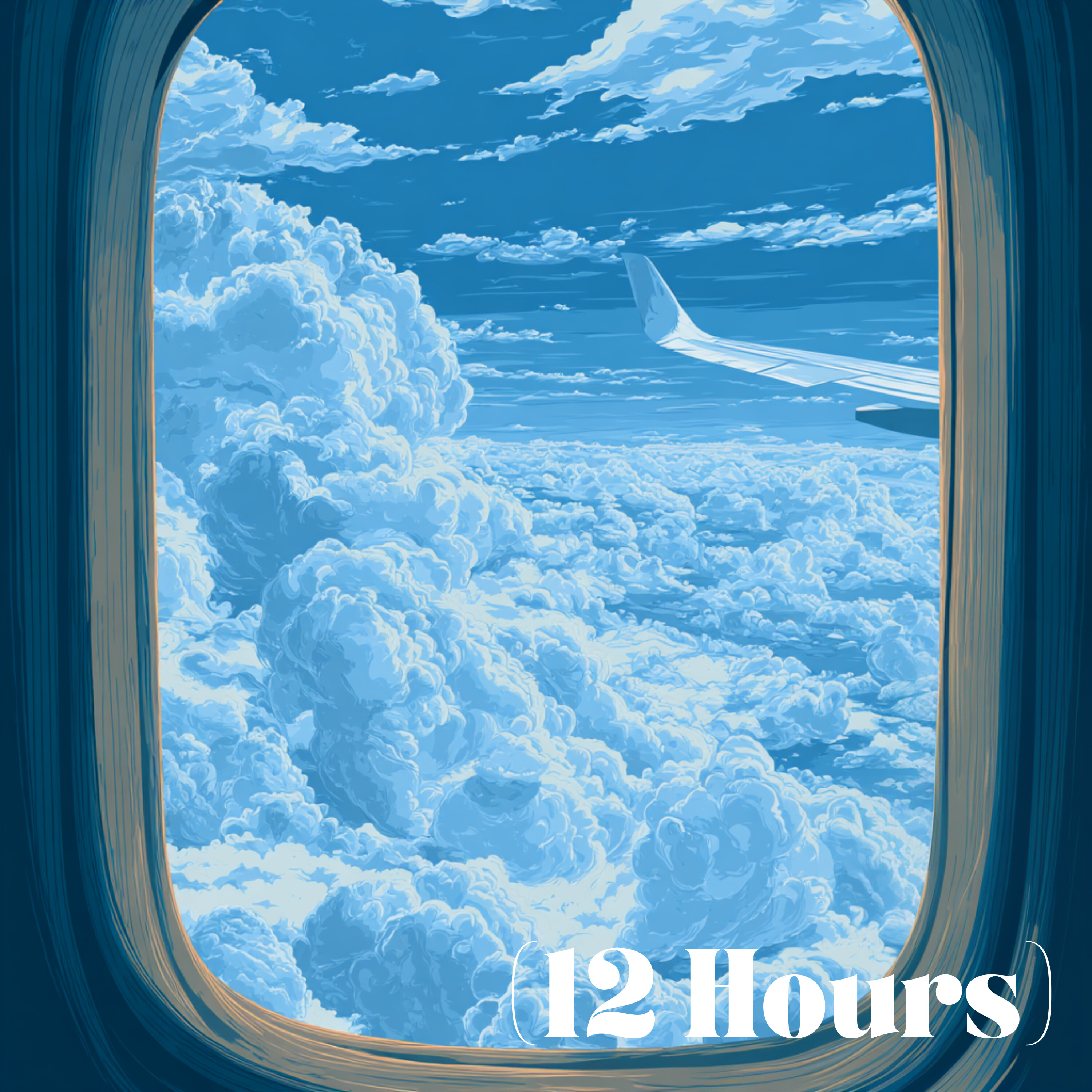 Airplane Cabin Ambience with White Noise | Sleep Sound (12 Hours)