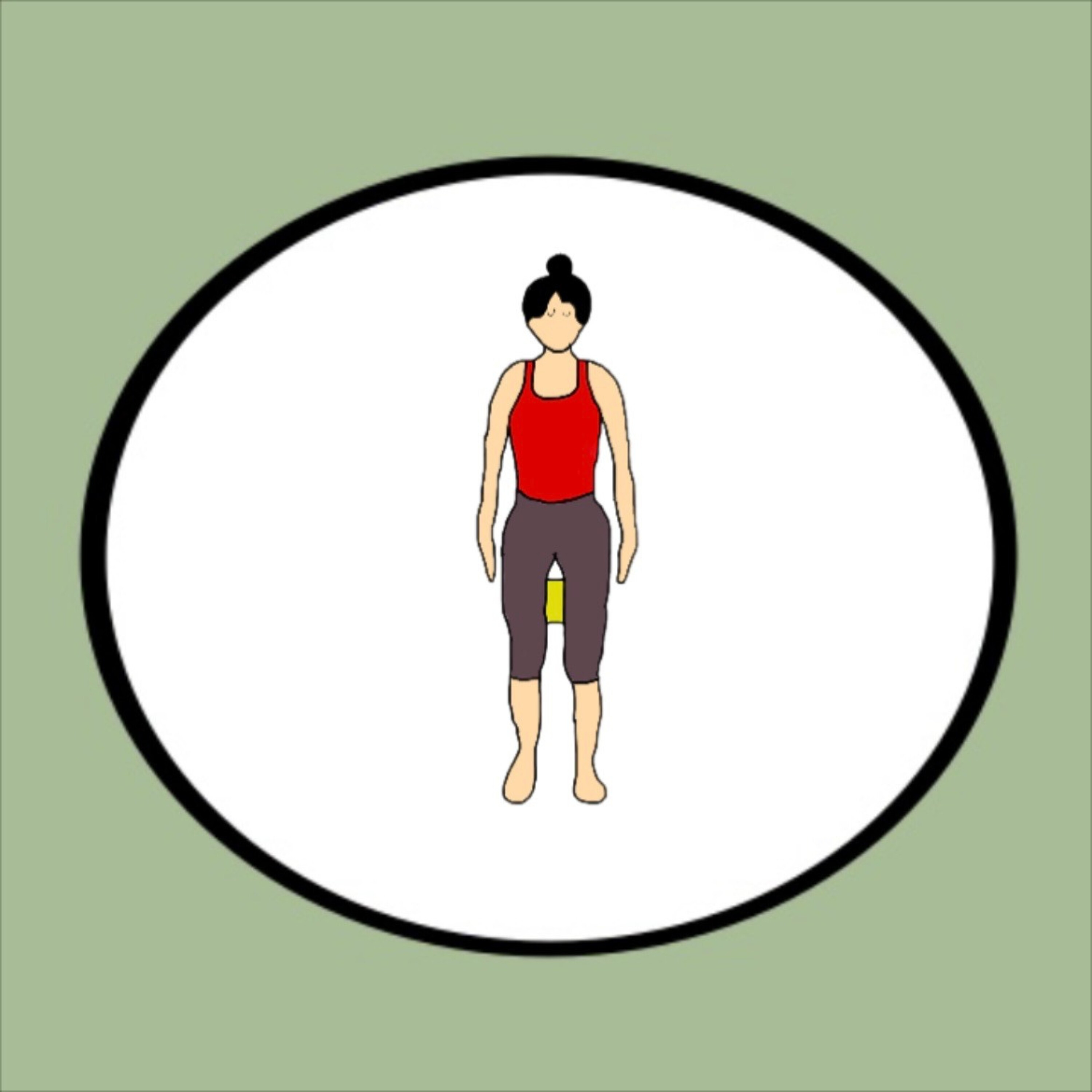 Tadasana, block included style!