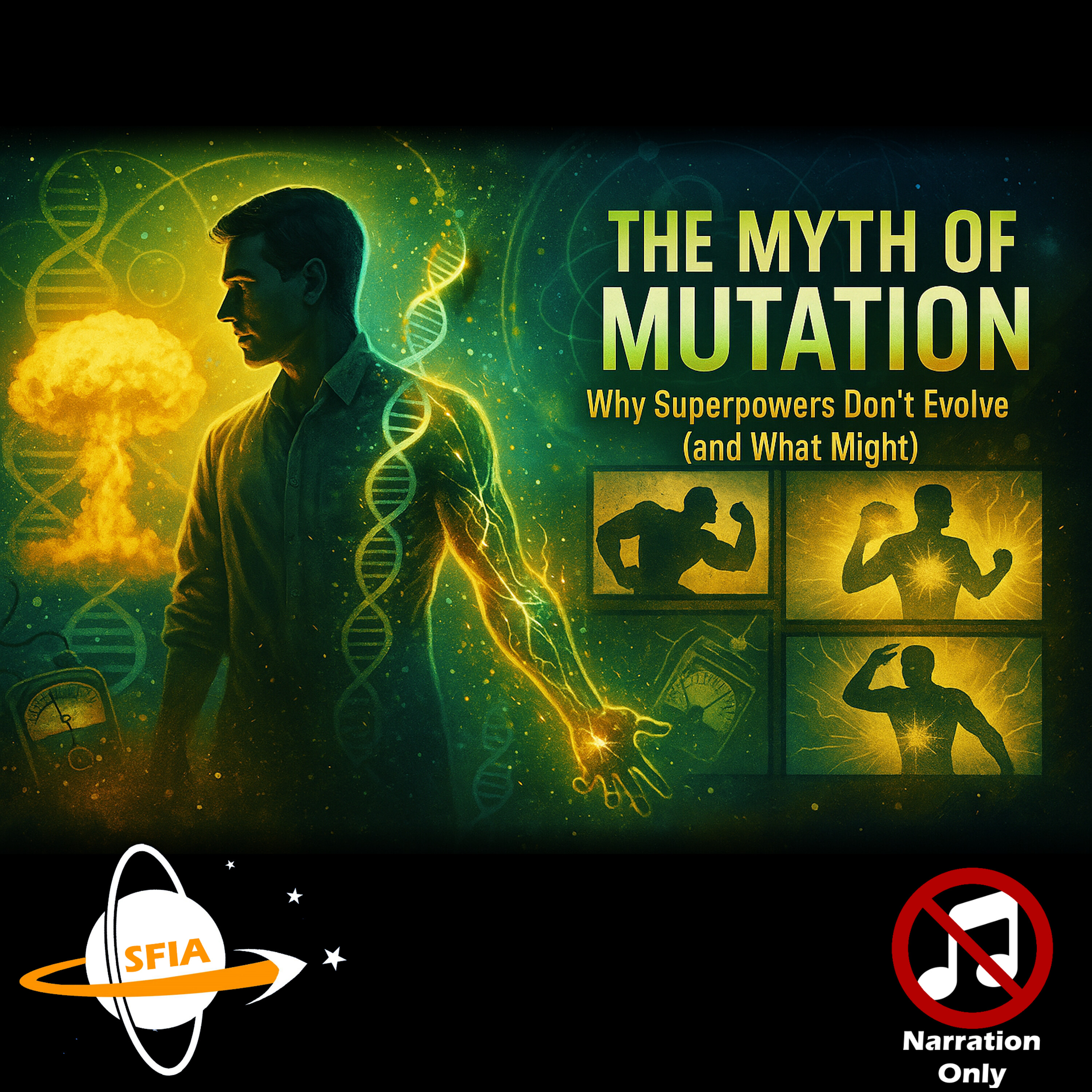 The Myth of Mutation Why Superpowers Don’t Evolve... and What Might (Narration Only)