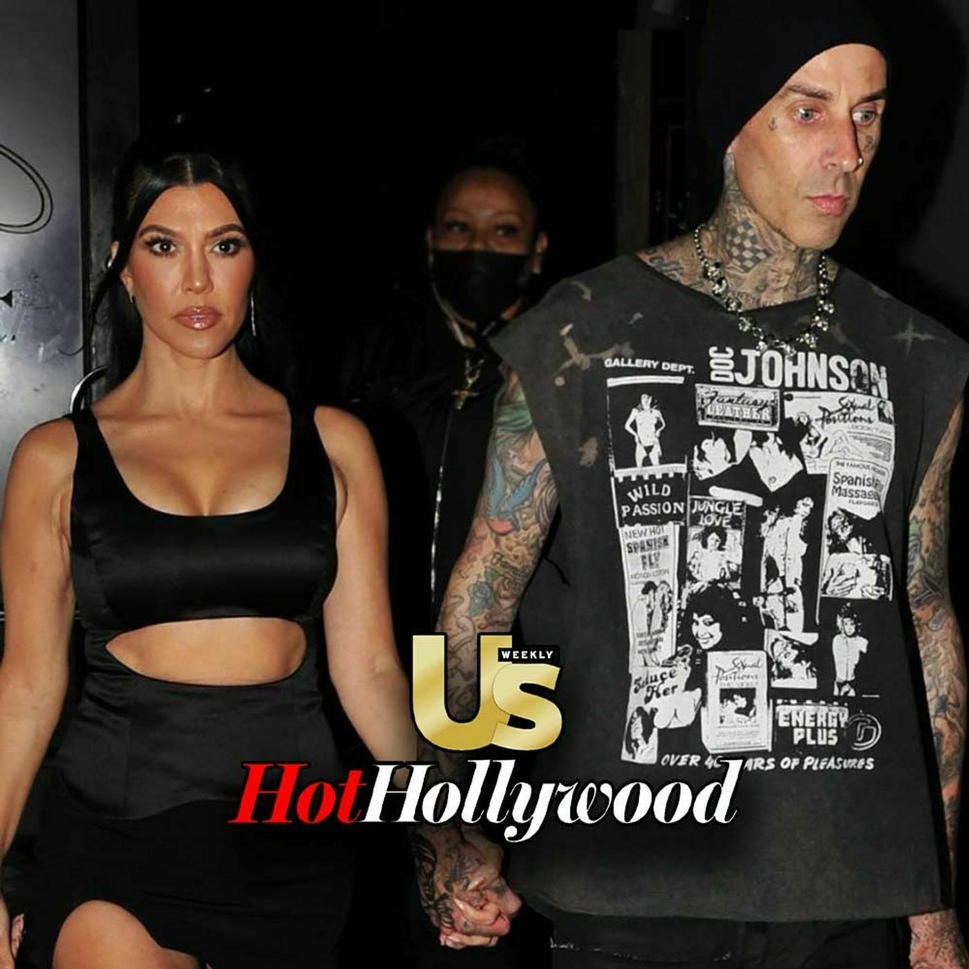 Kourtney Kardashian and Travis Barker are ready to have baby + Kanye West dons creepy Halloween masks out in NYC