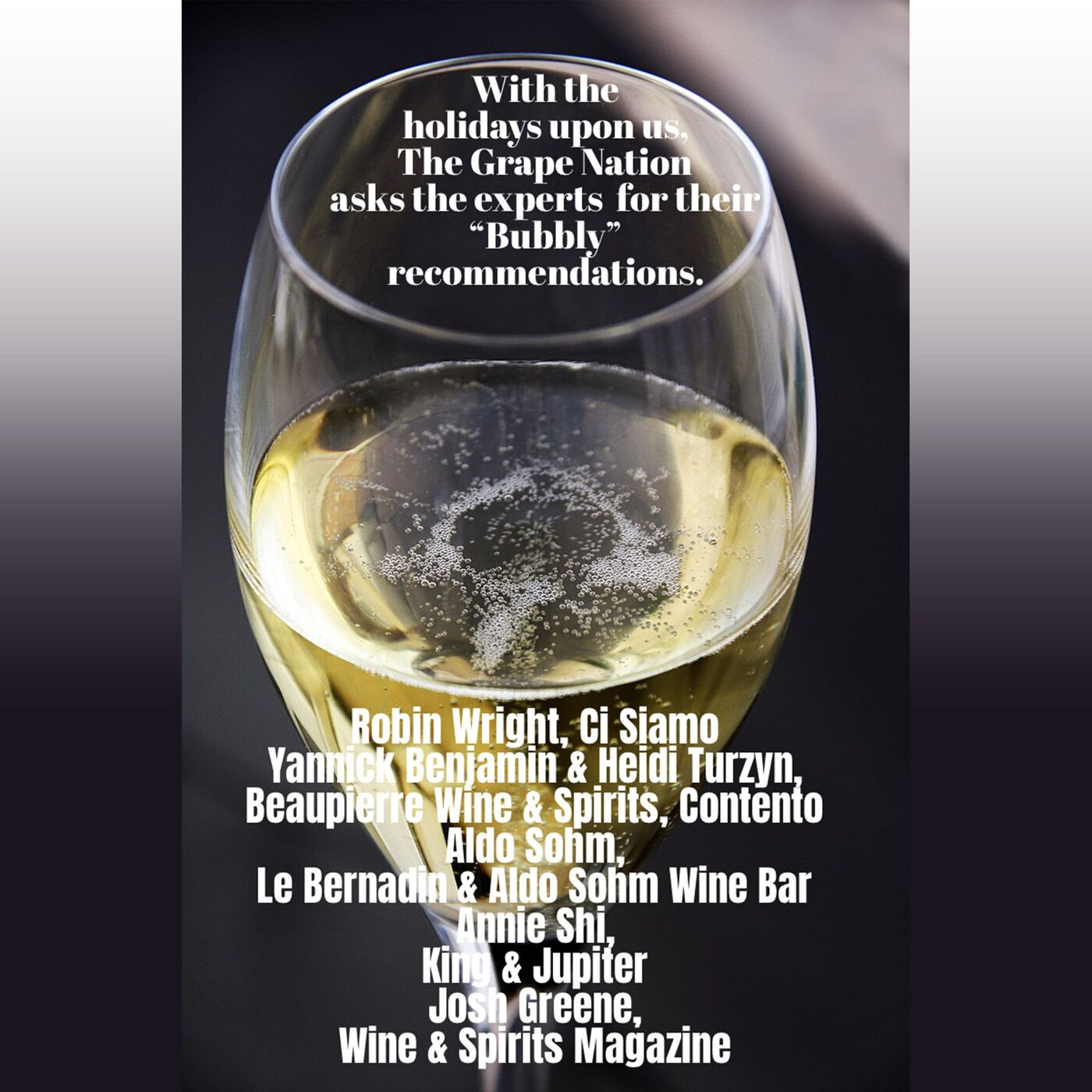 We Ask the Experts to Recommend Champagne for the Holidays