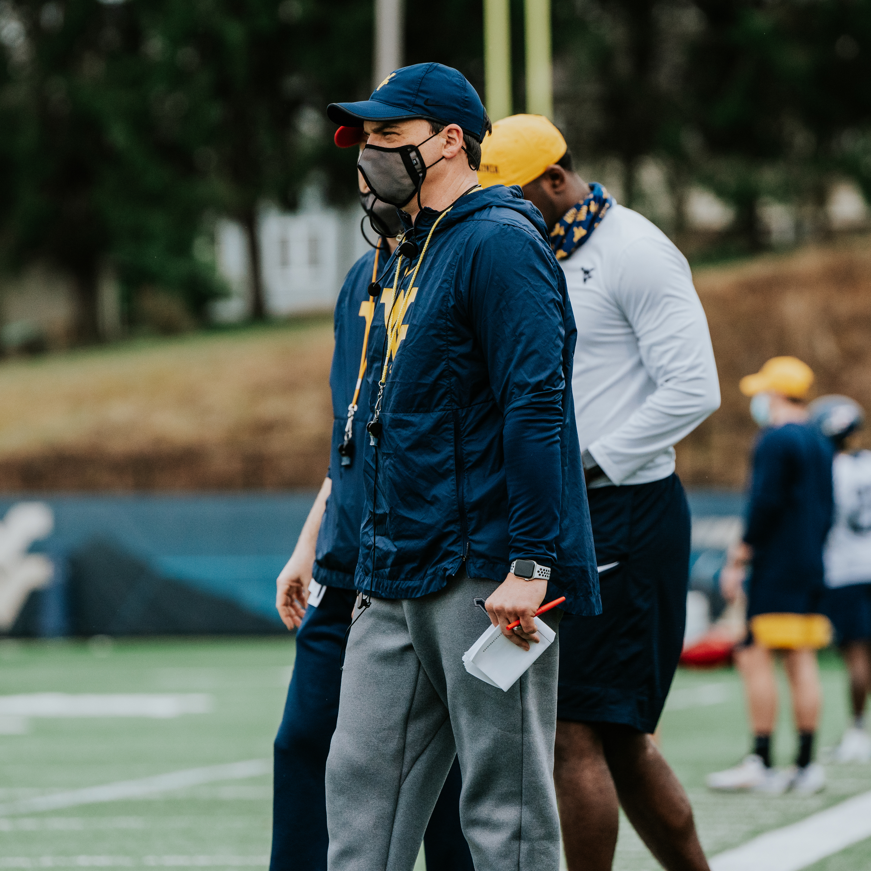 West Virginia coach Neal Brown | 4-10-21