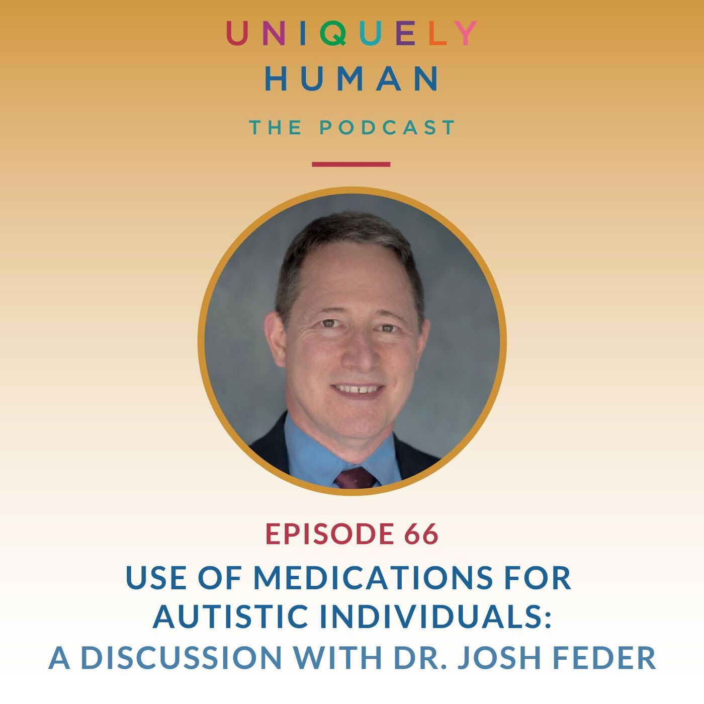 Use of Medications for Autistic Individuals: A Discussion with Dr. Josh Feder - podcast episode cover