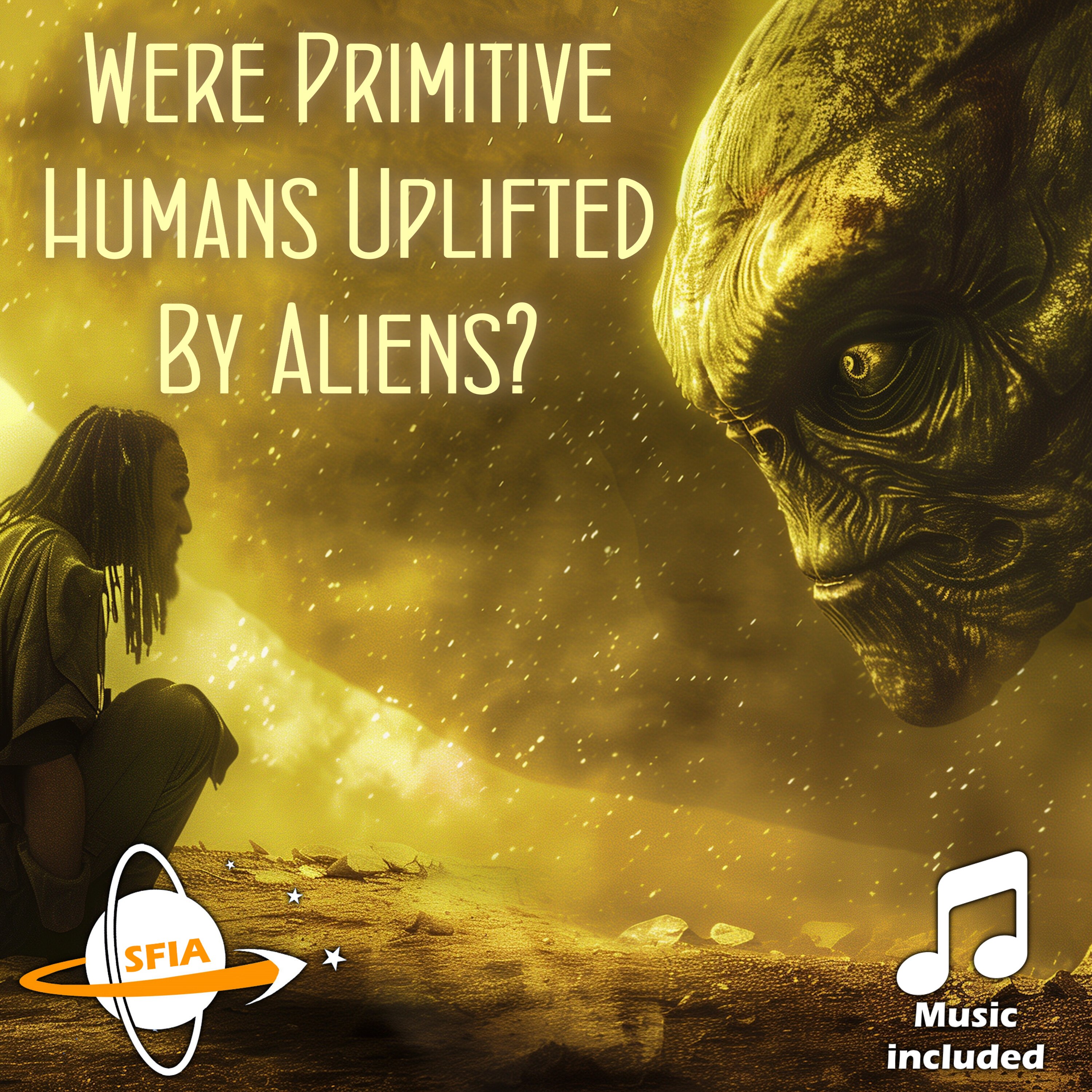 Were Primitive Humans Uplifted? - podcast episode cover