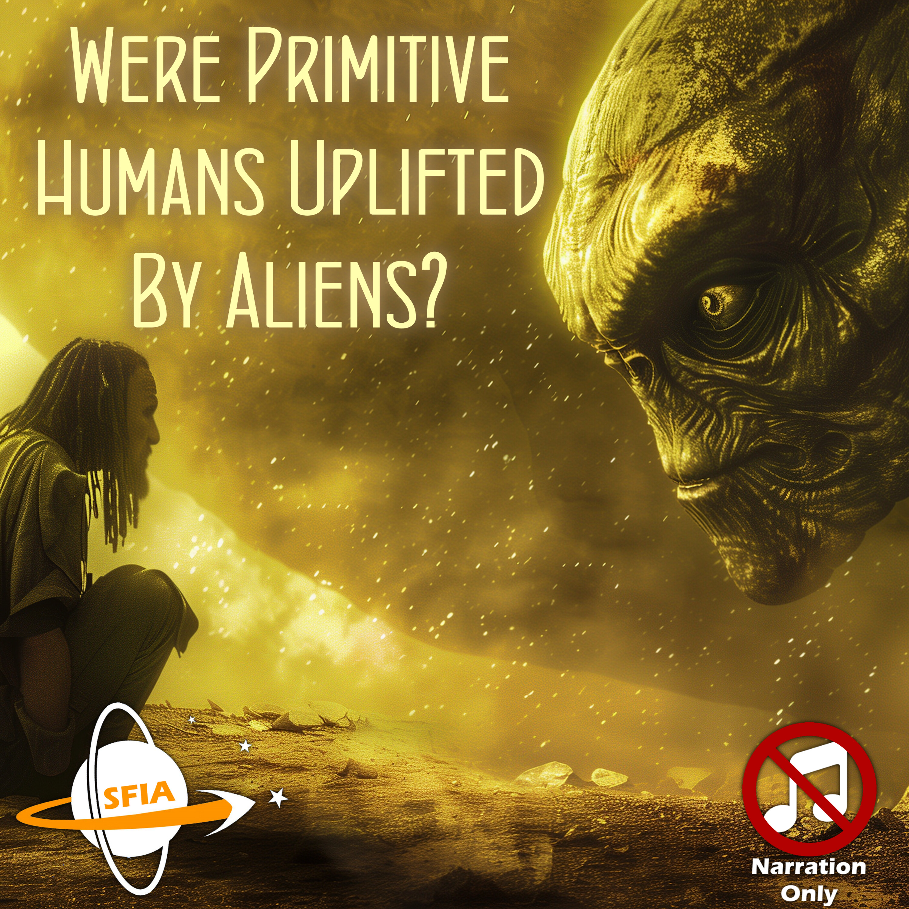 Were Primitive Humans Uplifted? (Narration Only) - podcast episode cover