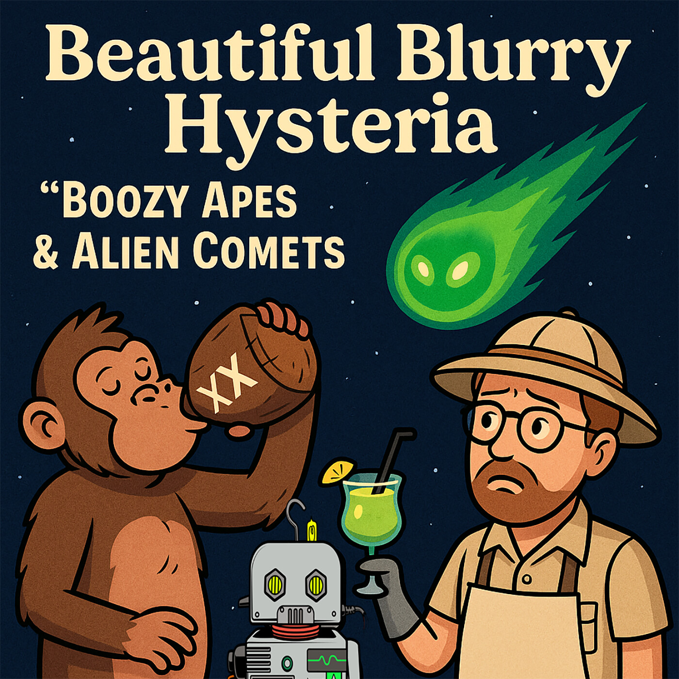 Beautiful Blurry Hysteria: Boozy Apes & Alien Comets | 441