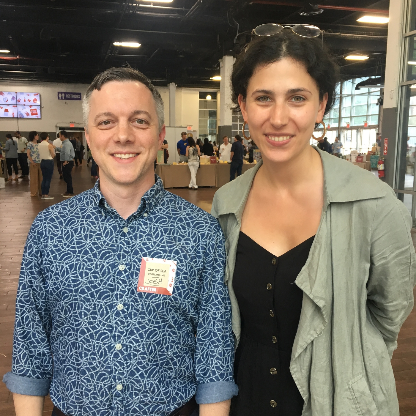 Josh Rogers of Cup of Sea at Good Food Mercantile 2019