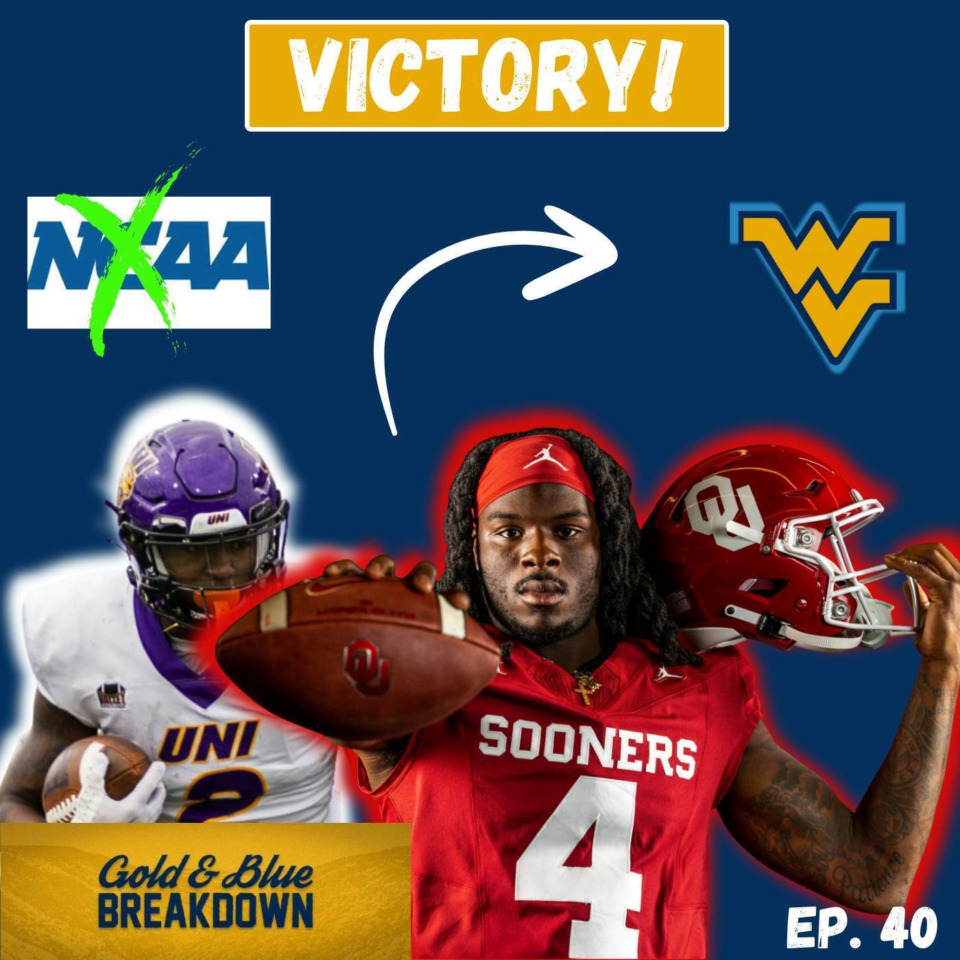 WVU Football Gets MAJOR Win in Player Eligibility Case! | Gold & Blue Breakdown Ep. 40 episode artwork