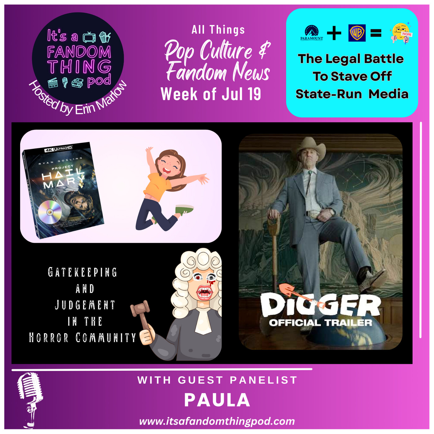 Pop Culture and Fandom News for the Week of July 19th episode artwork